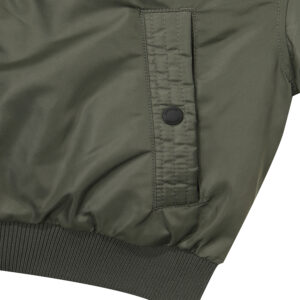 W FLIGHT SEMI CROP OVER PADDING JUMPER KHAKI SDFJPFO06 KKHK 5