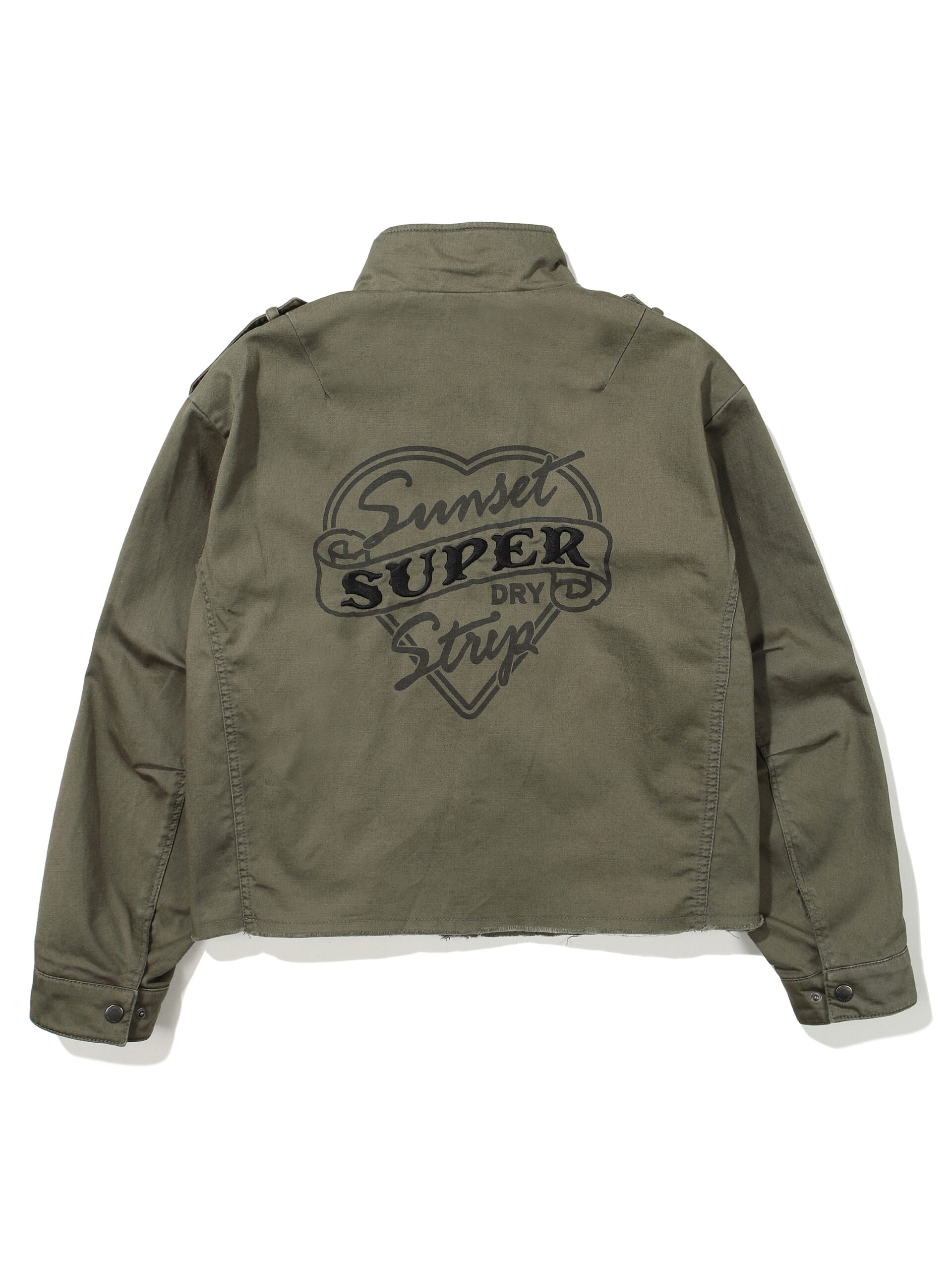 W MILITARY CROP SEMI OVER JACKET KHAKI SDFJWDO04 KKHK 2