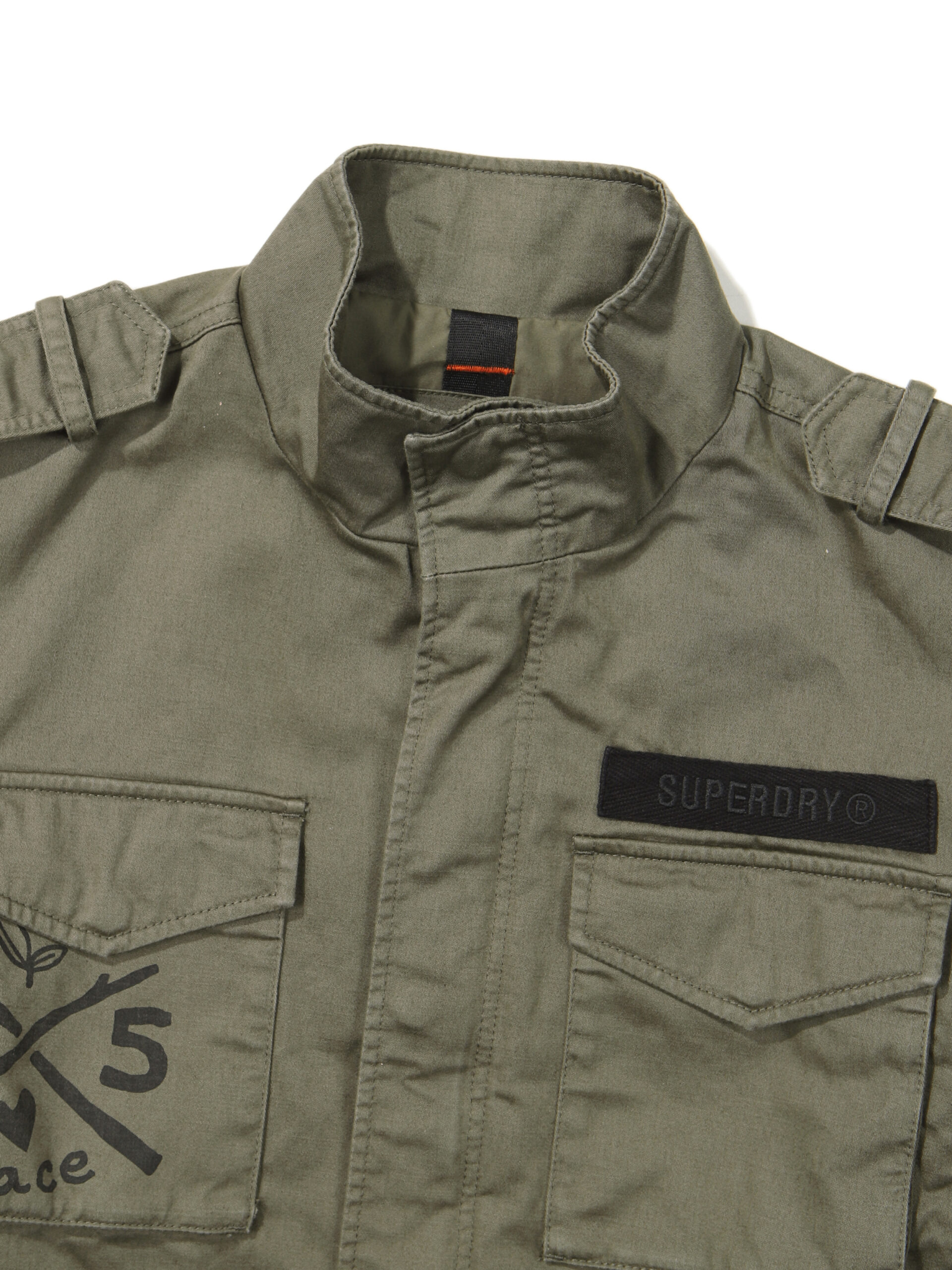 W MILITARY CROP SEMI OVER JACKET KHAKI SDFJWDO04 KKHK 3