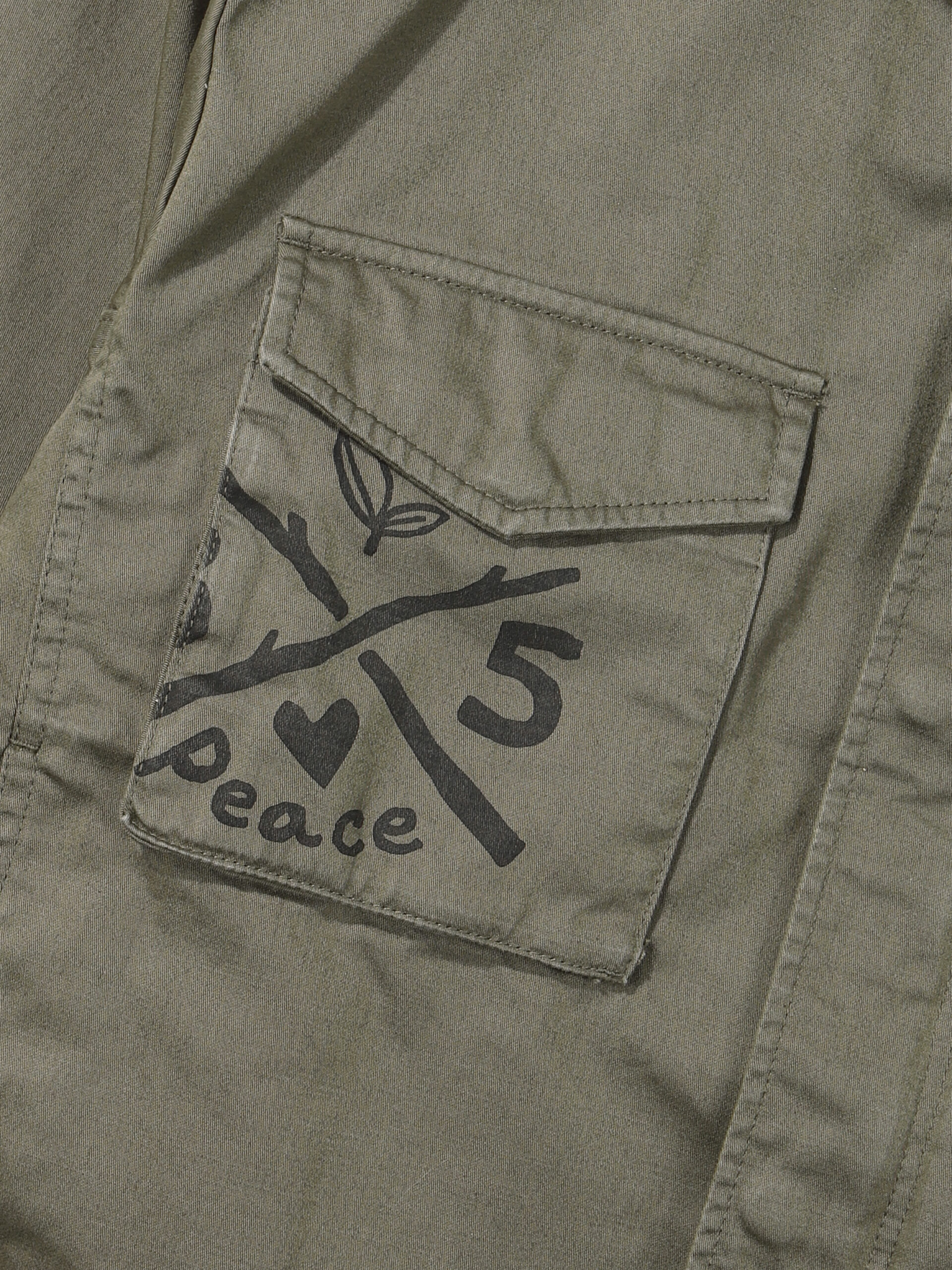 W MILITARY CROP SEMI OVER JACKET KHAKI SDFJWDO04 KKHK 5