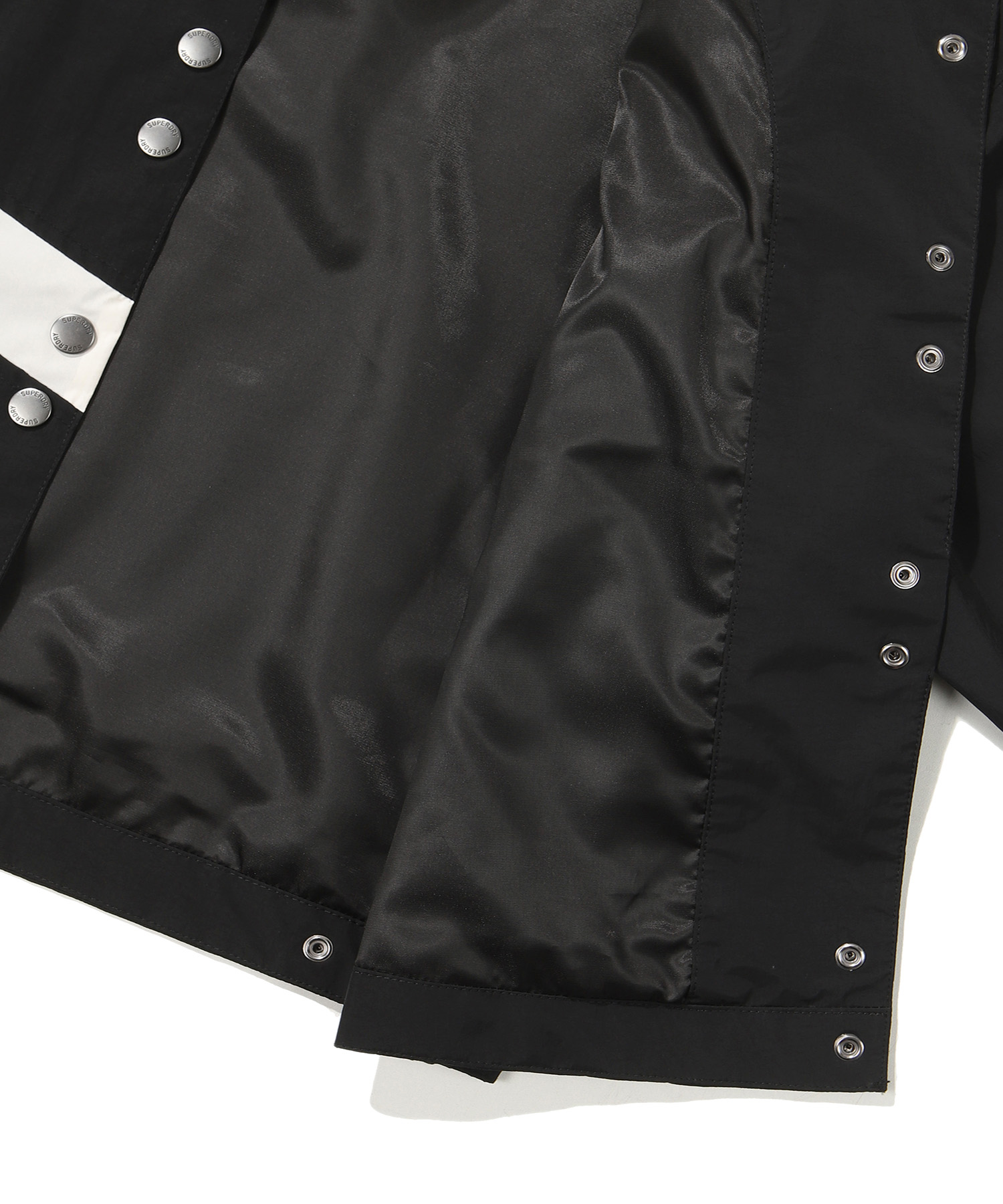 W NYLON RACING JACKET BLACK SDFJWDO09 KBLK 2