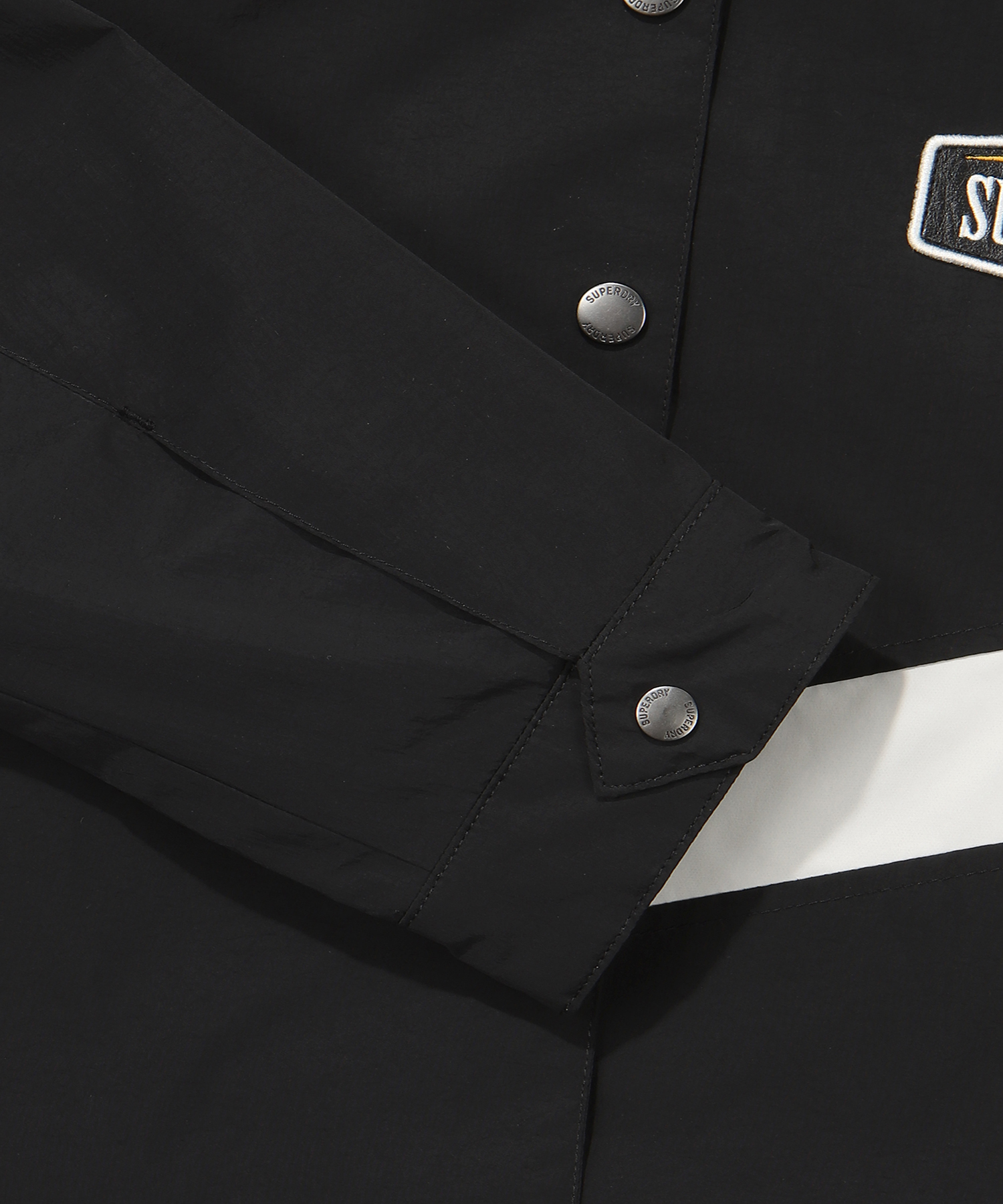 W NYLON RACING JACKET BLACK SDFJWDO09 KBLK 3