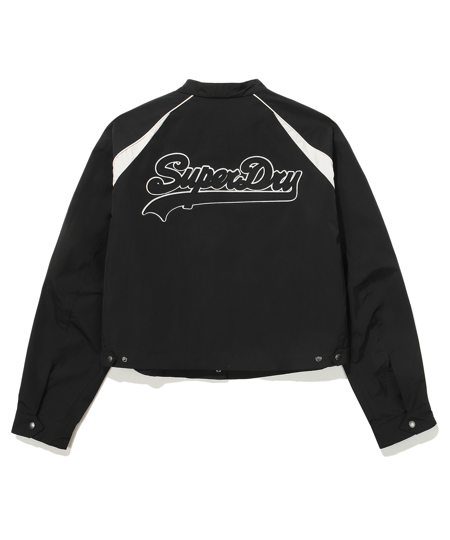 W NYLON RACING JACKET BLACK SDFJWDO09 KBLK 5