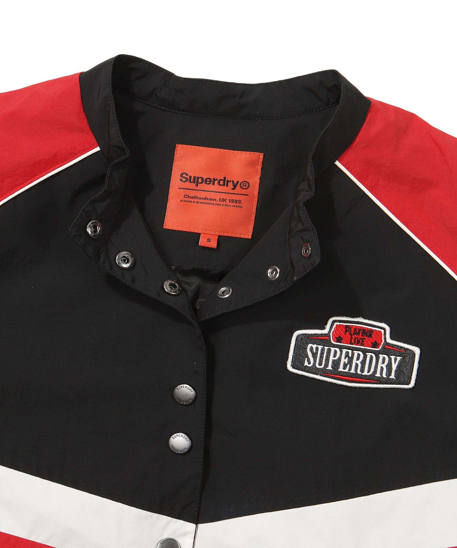 W NYLON RACING JACKET RED SDFJWDO09 KRED 4