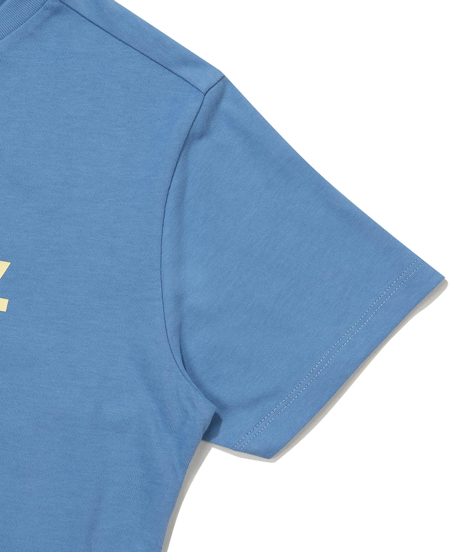 W REGULAR FIT CORE BIG LOGO HALF T SHIRT BLUE SDFSHDO13 KBLE 4