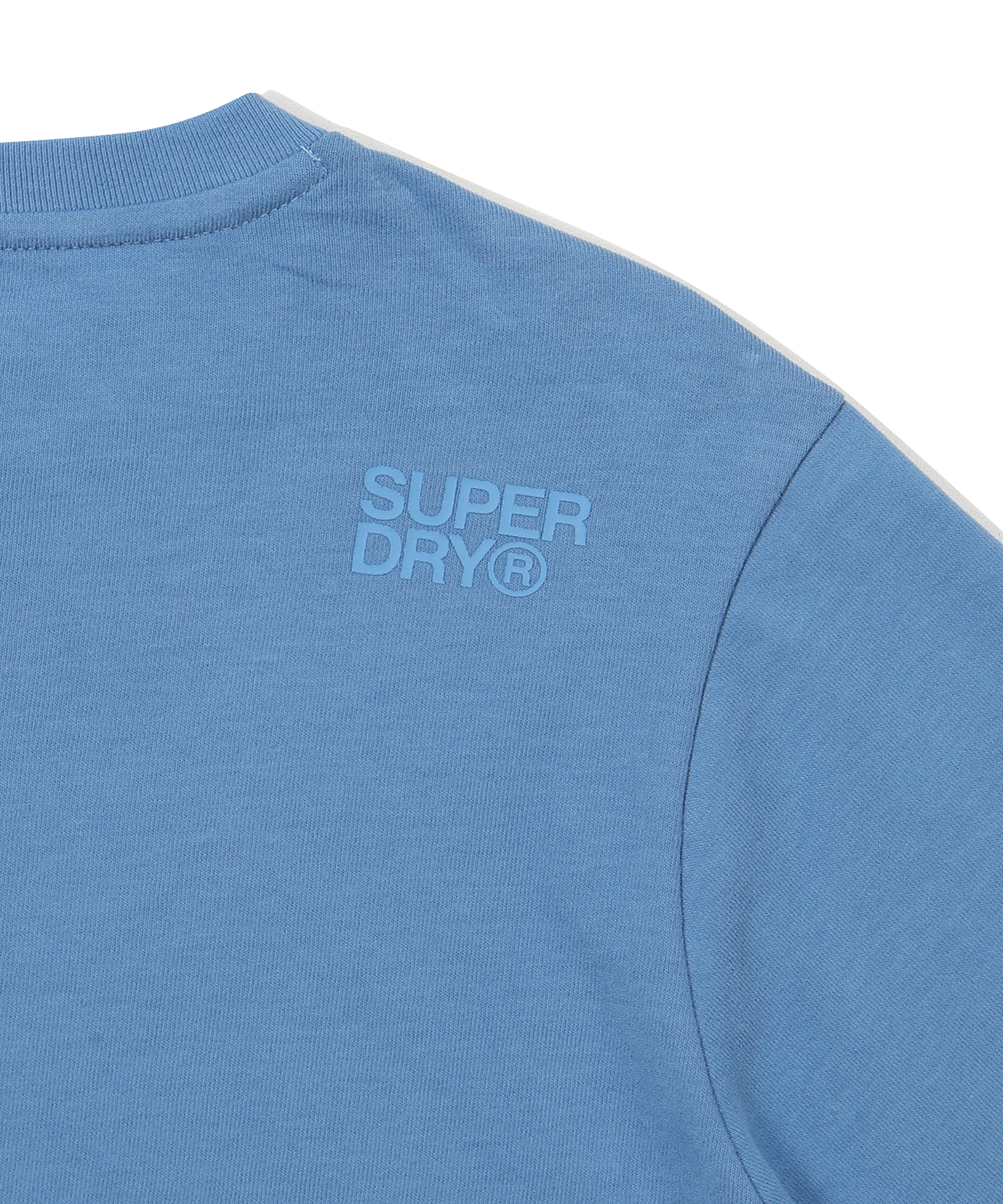 W REGULAR FIT CORE BIG LOGO HALF T SHIRT BLUE SDFSHDO13 KBLE 5