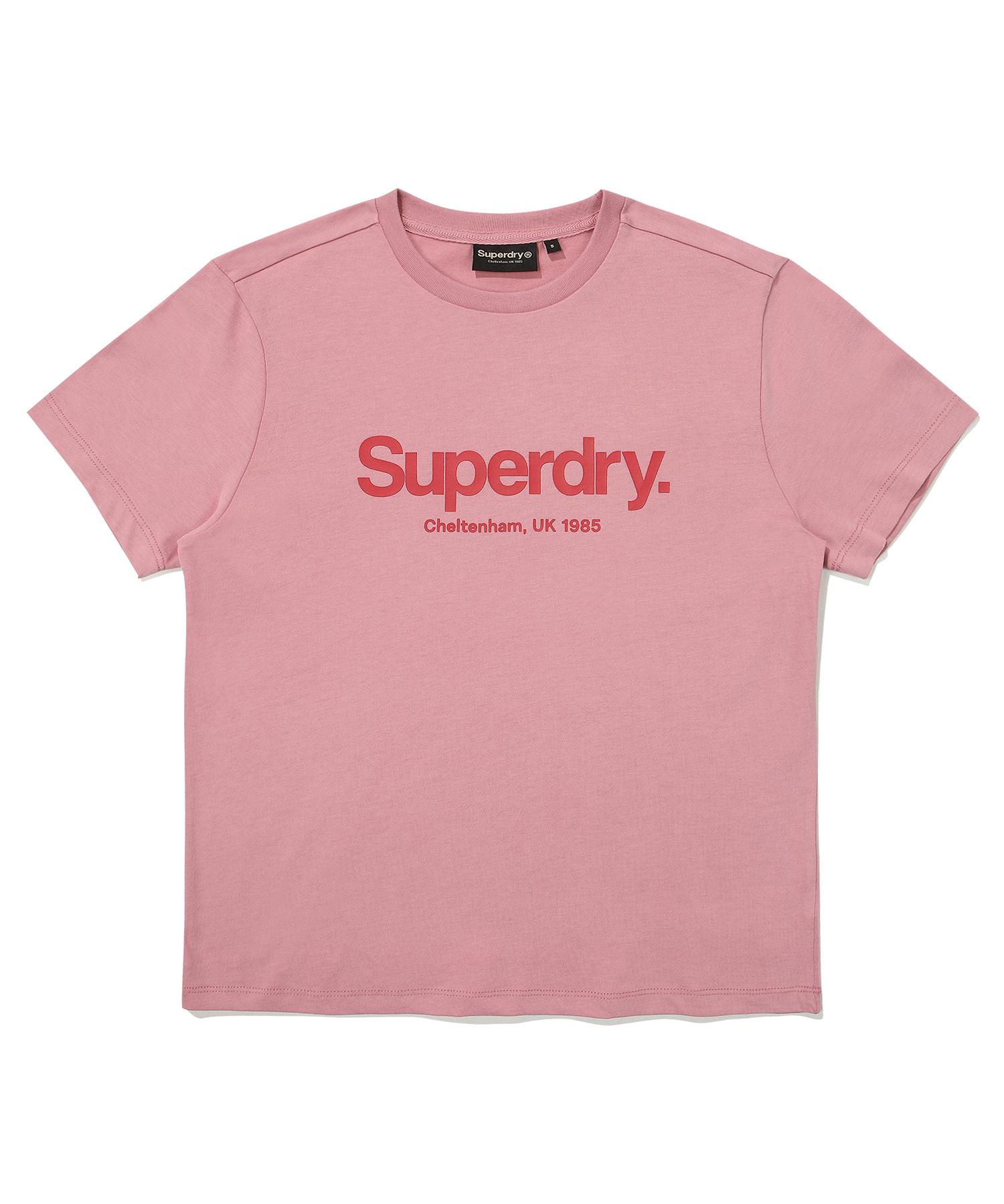 W REGULAR FIT CORE BIG LOGO HALF T SHIRT PINK SDFSHDO13 KPNK 1