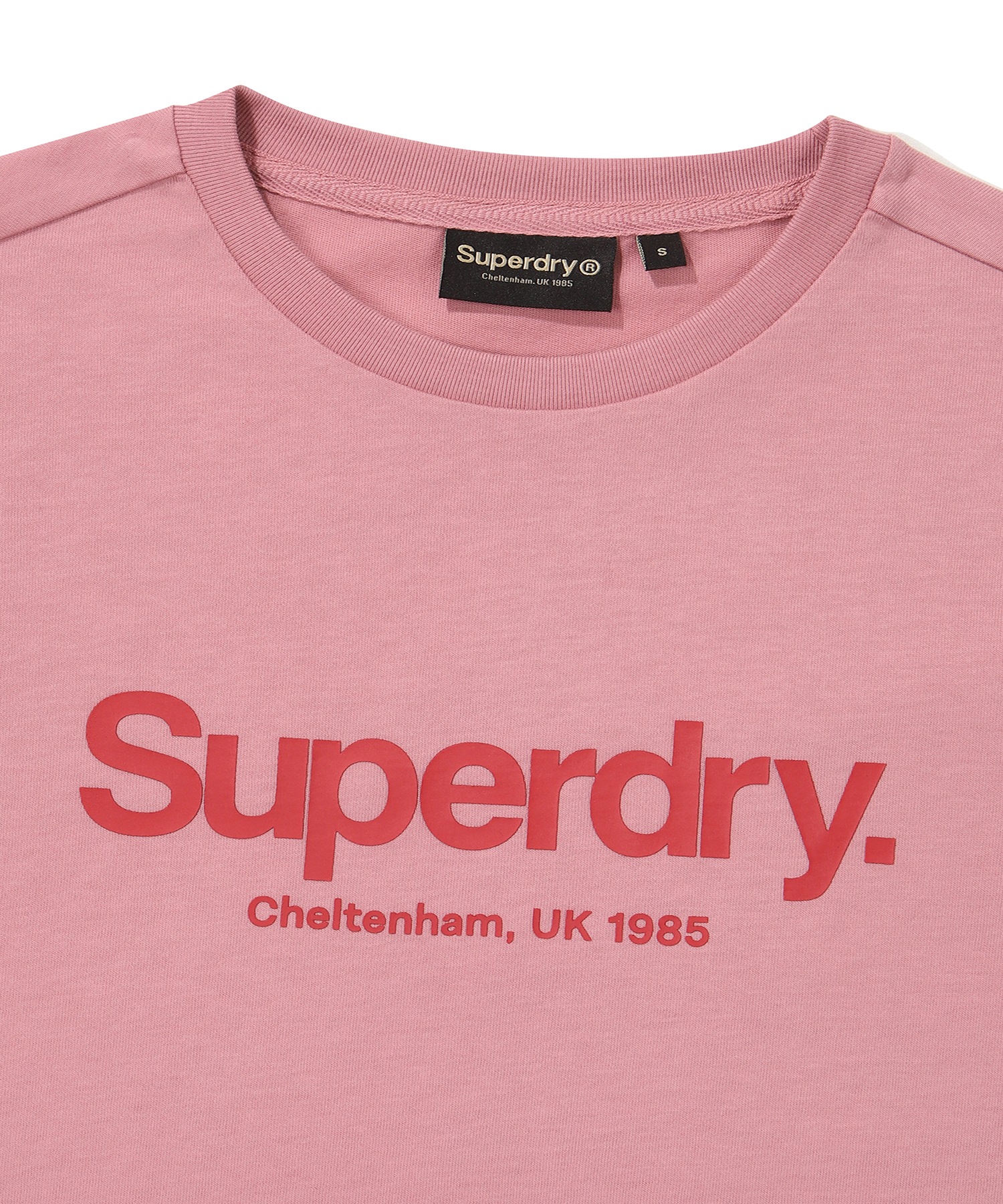 W REGULAR FIT CORE BIG LOGO HALF T SHIRT PINK SDFSHDO13 KPNK 3