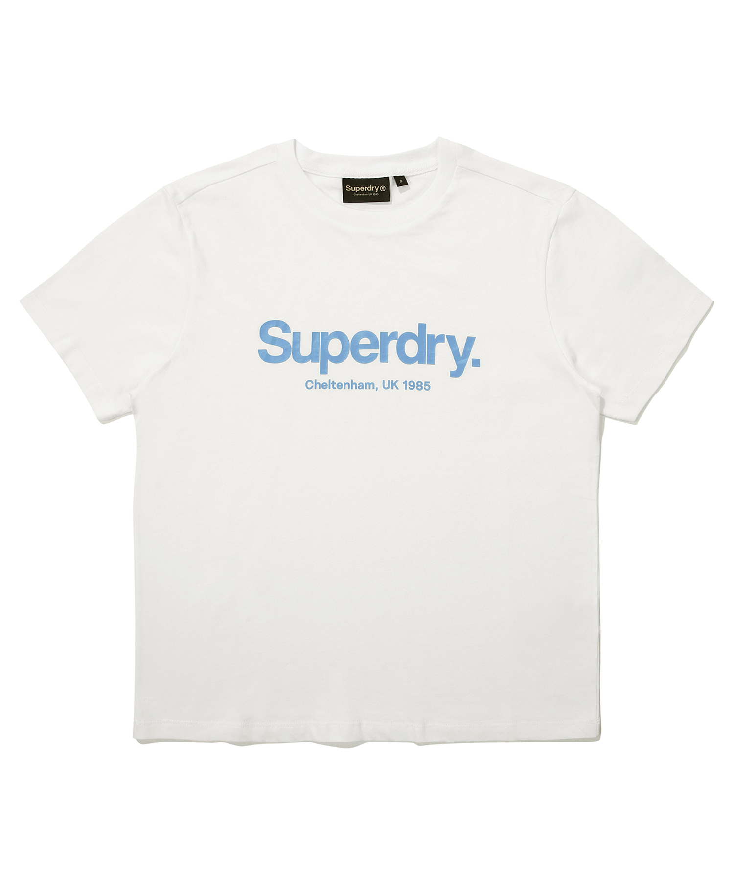 W REGULAR FIT CORE BIG LOGO HALF T SHIRT WHITE SDFSHDO13 KWHT 1