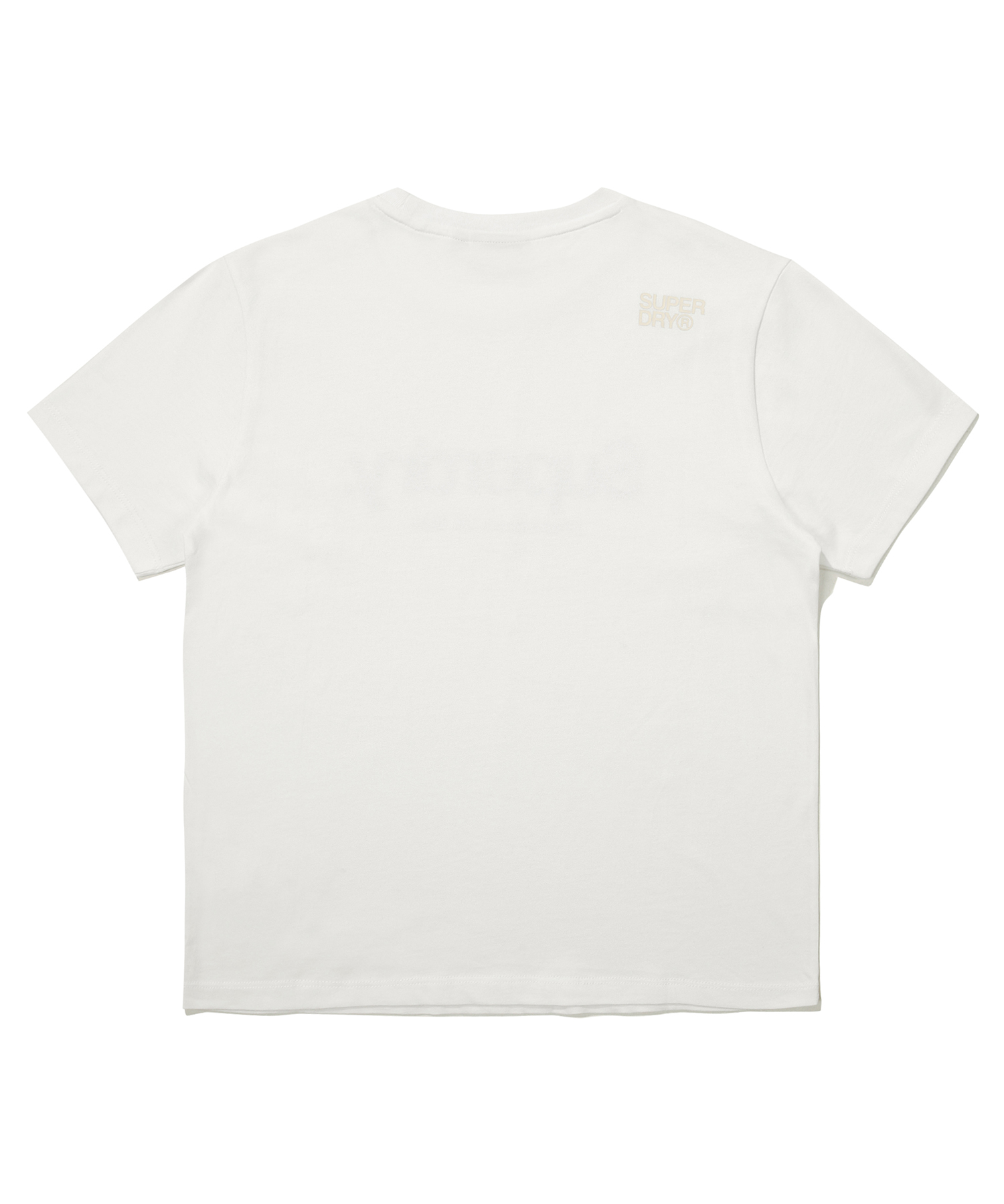 W REGULAR FIT CORE BIG LOGO HALF T SHIRT WHITE SDFSHDO13 KWHT 2