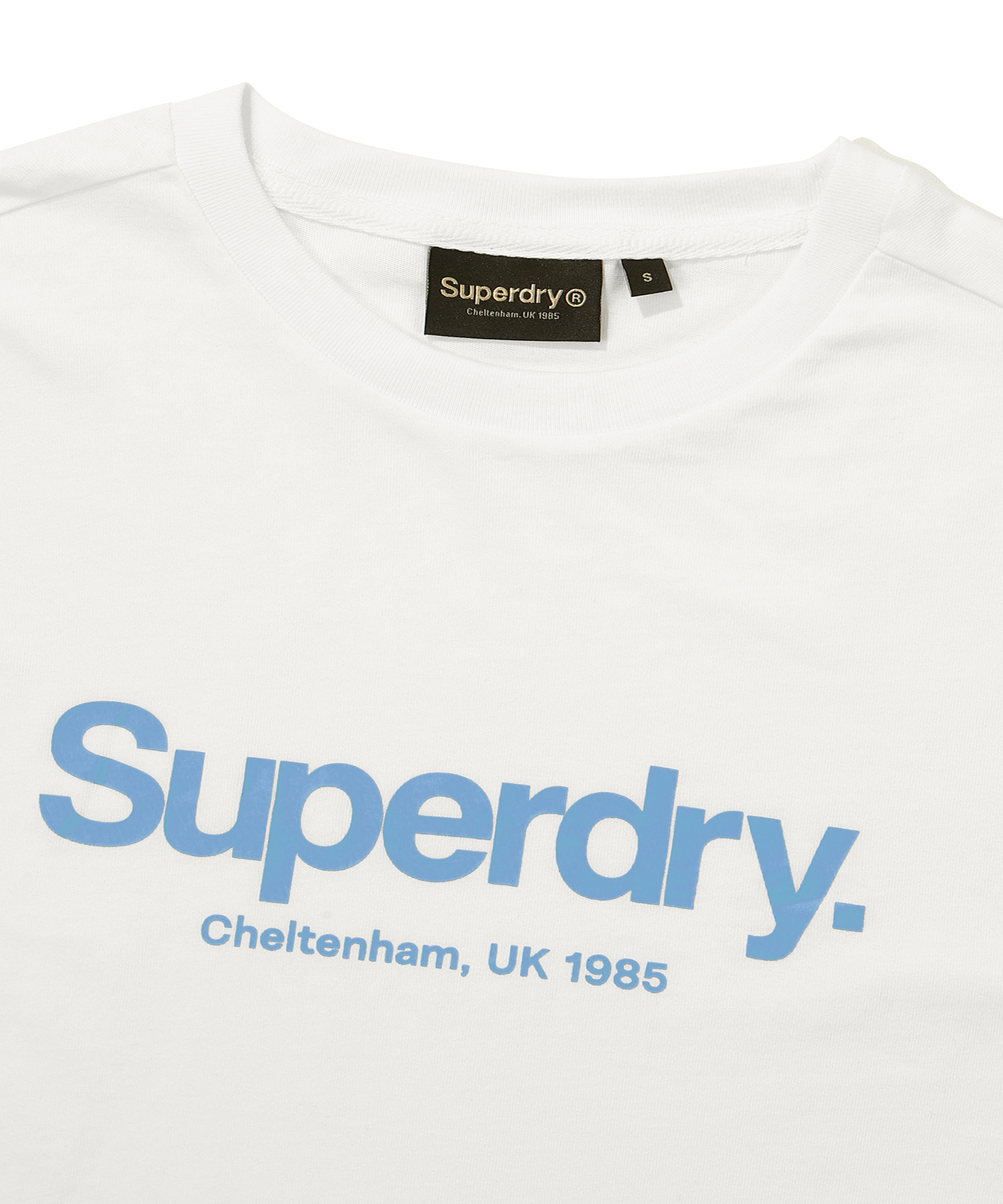 W REGULAR FIT CORE BIG LOGO HALF T SHIRT WHITE SDFSHDO13 KWHT 3