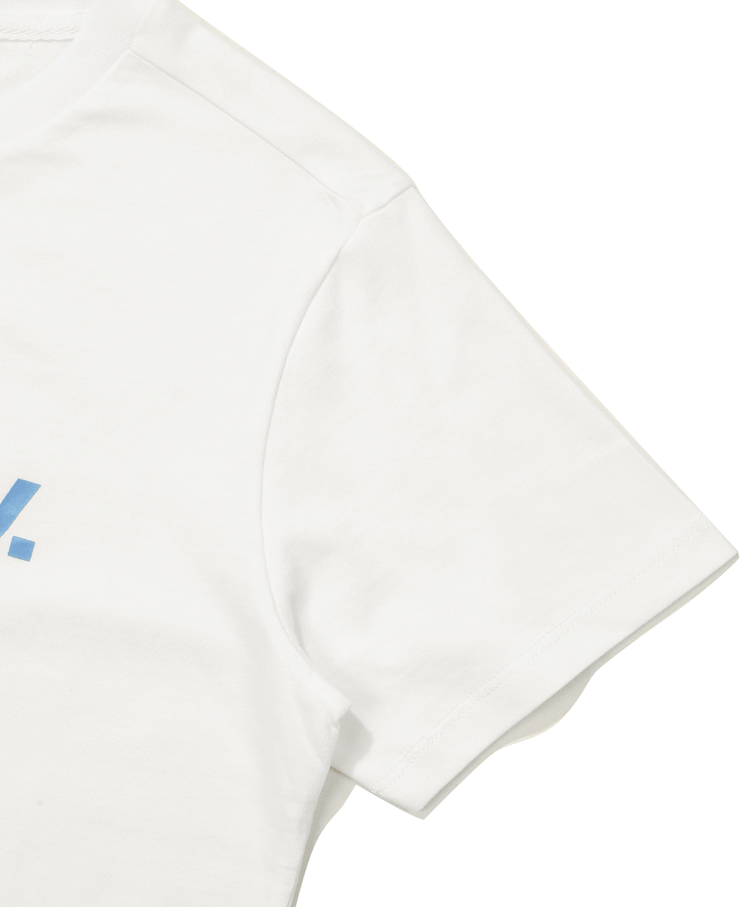 W REGULAR FIT CORE BIG LOGO HALF T SHIRT WHITE SDFSHDO13 KWHT 4