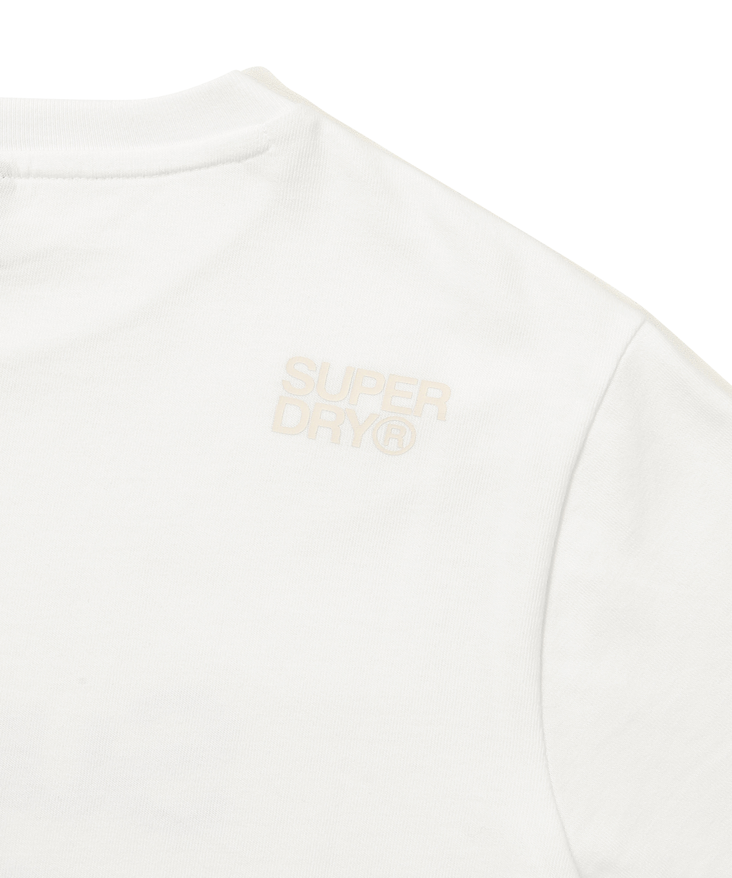 W REGULAR FIT CORE BIG LOGO HALF T SHIRT WHITE SDFSHDO13 KWHT 5