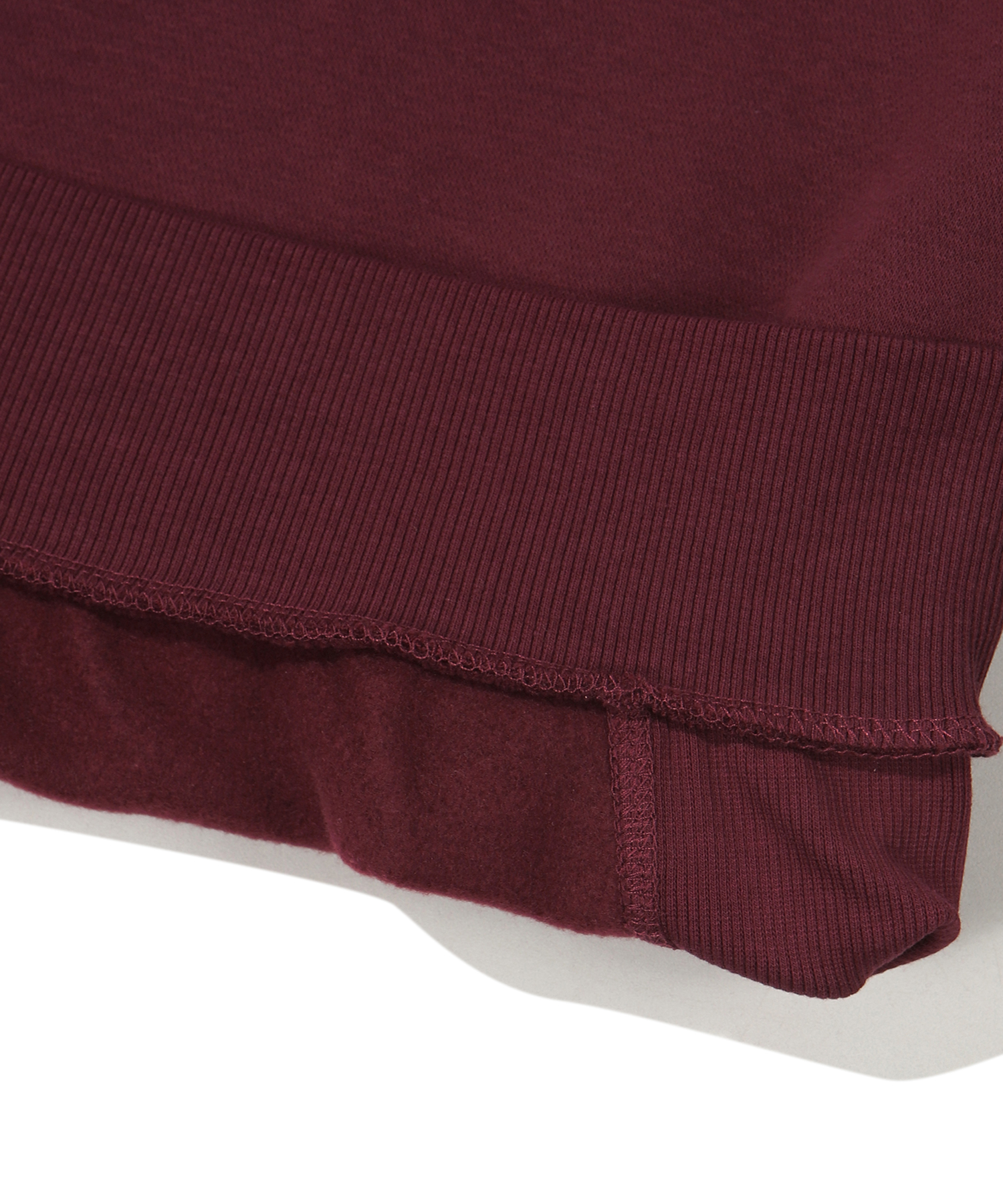 W SEMI CROP OVER VINTAGE LOGO SWEATSHIRT WINE SDFMRFO06WNE 5