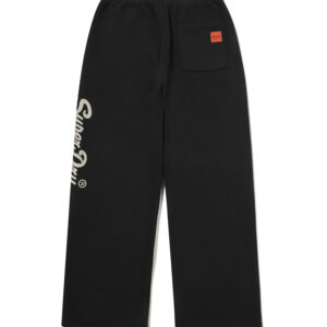 W STRAIGHT VINTAGE LOGO SWEATPANTS BLACK SDFPWFO05 KBLK 2