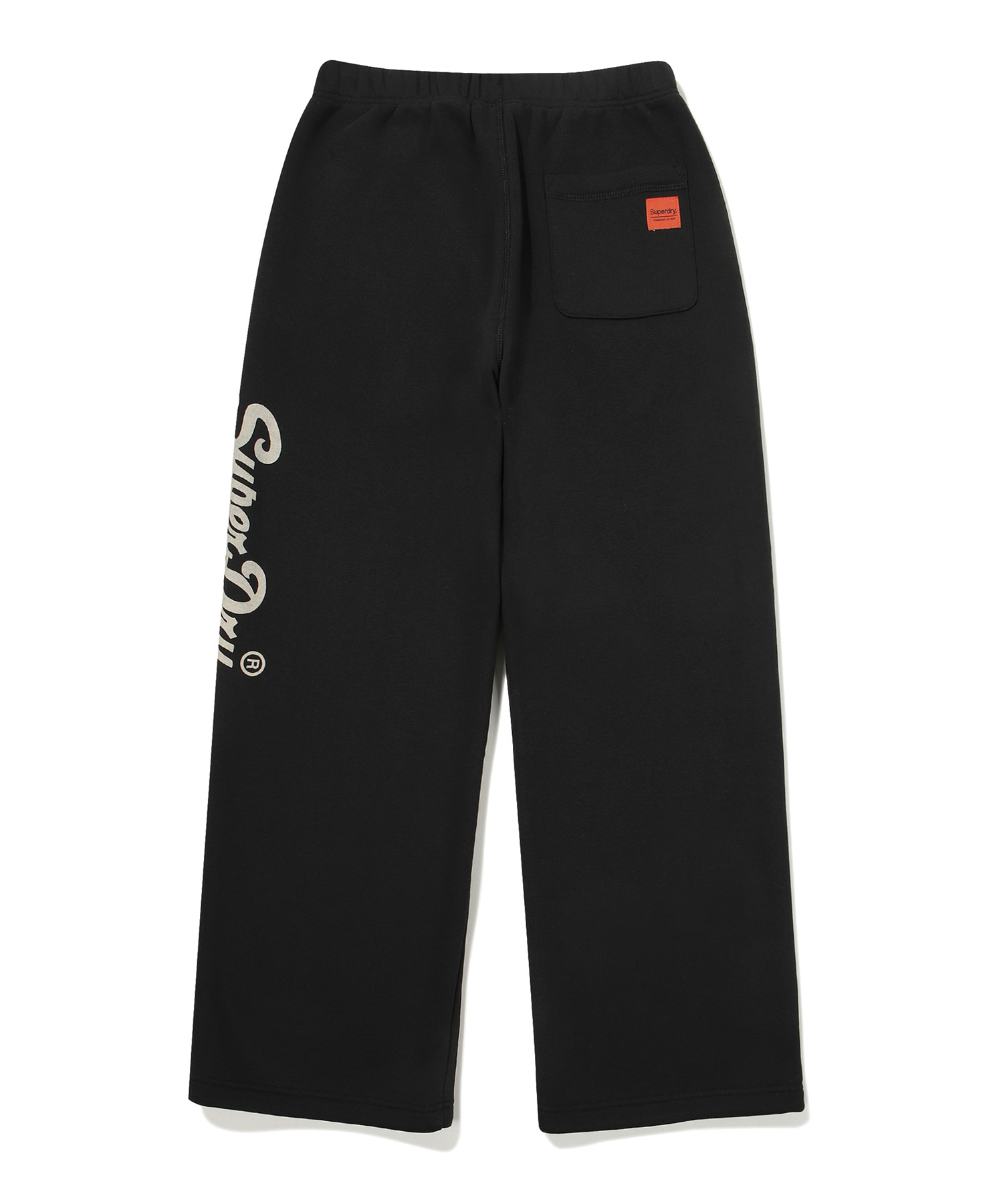W STRAIGHT VINTAGE LOGO SWEATPANTS BLACK SDFPWFO05 KBLK 2