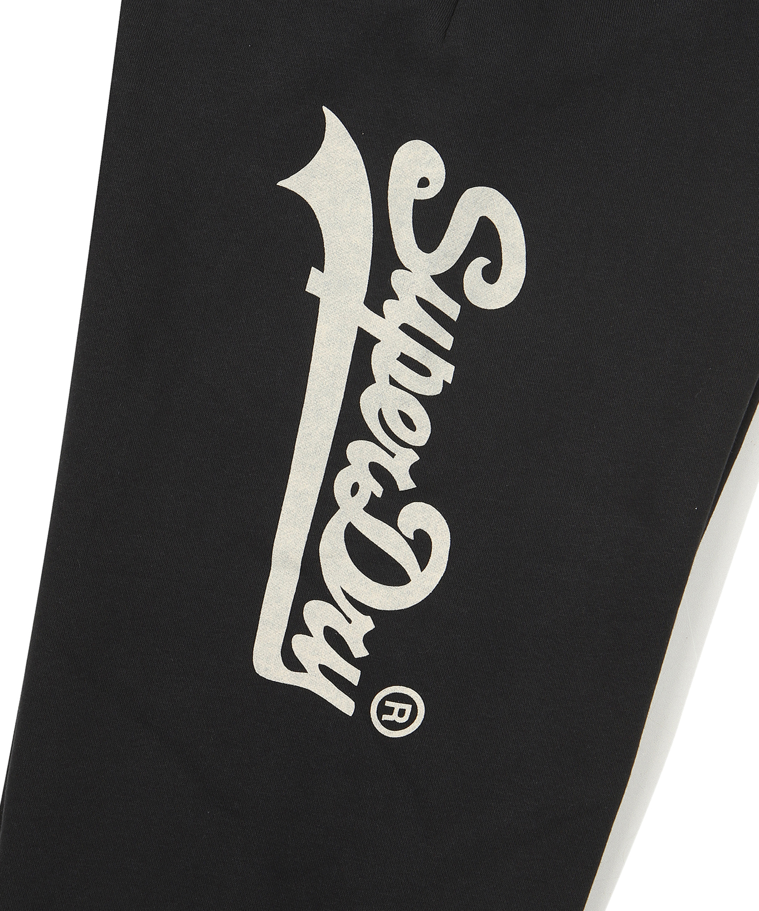 W STRAIGHT VINTAGE LOGO SWEATPANTS BLACK SDFPWFO05 KBLK 4