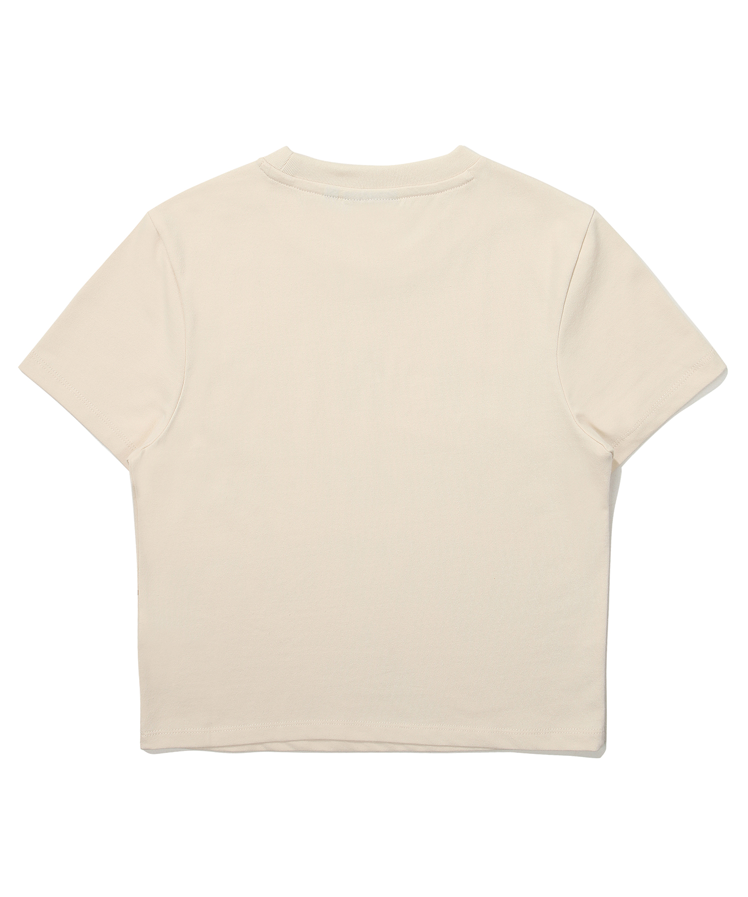 W TIGHT CROP ROCK N ROLL HALF T SHIRTS IVORY SDFSHDO42 KIVR 2