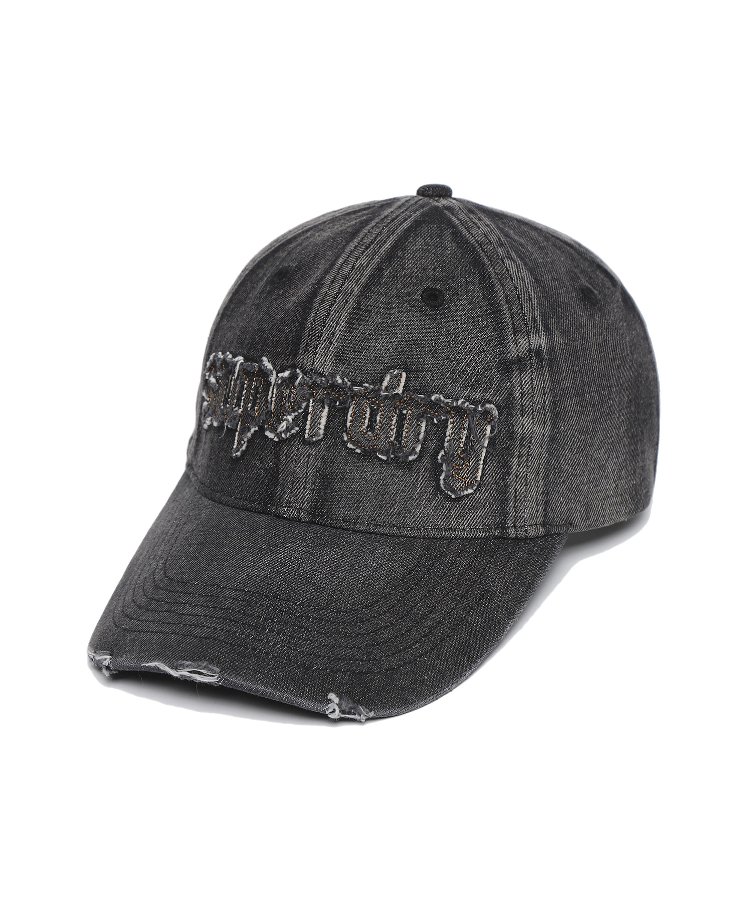 WASHED DENIM CAP BLACK SDUZCDO03 KBLK 2