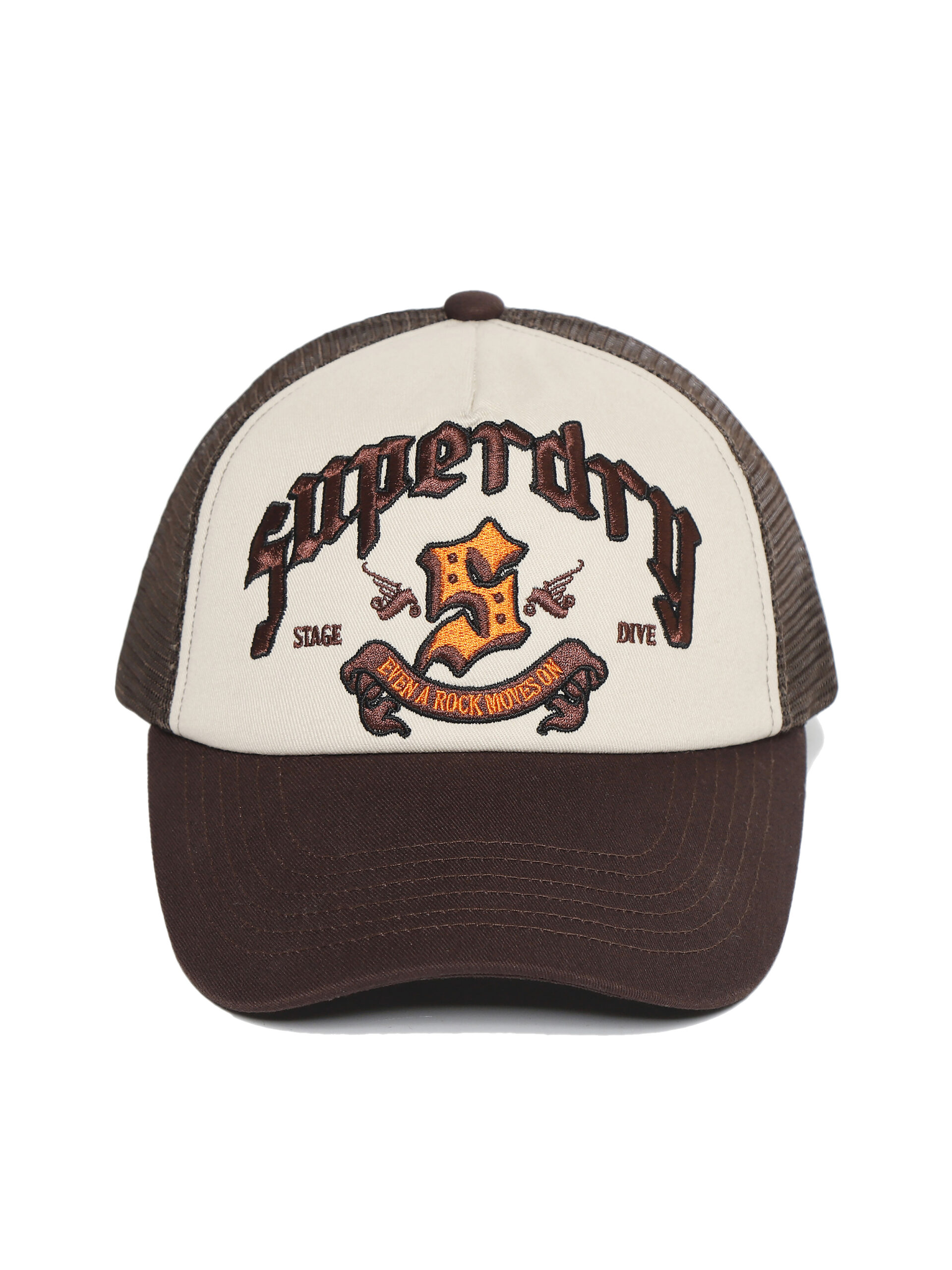 mesh trucker ball cap 1 brown SDUZCDO07BRW 3