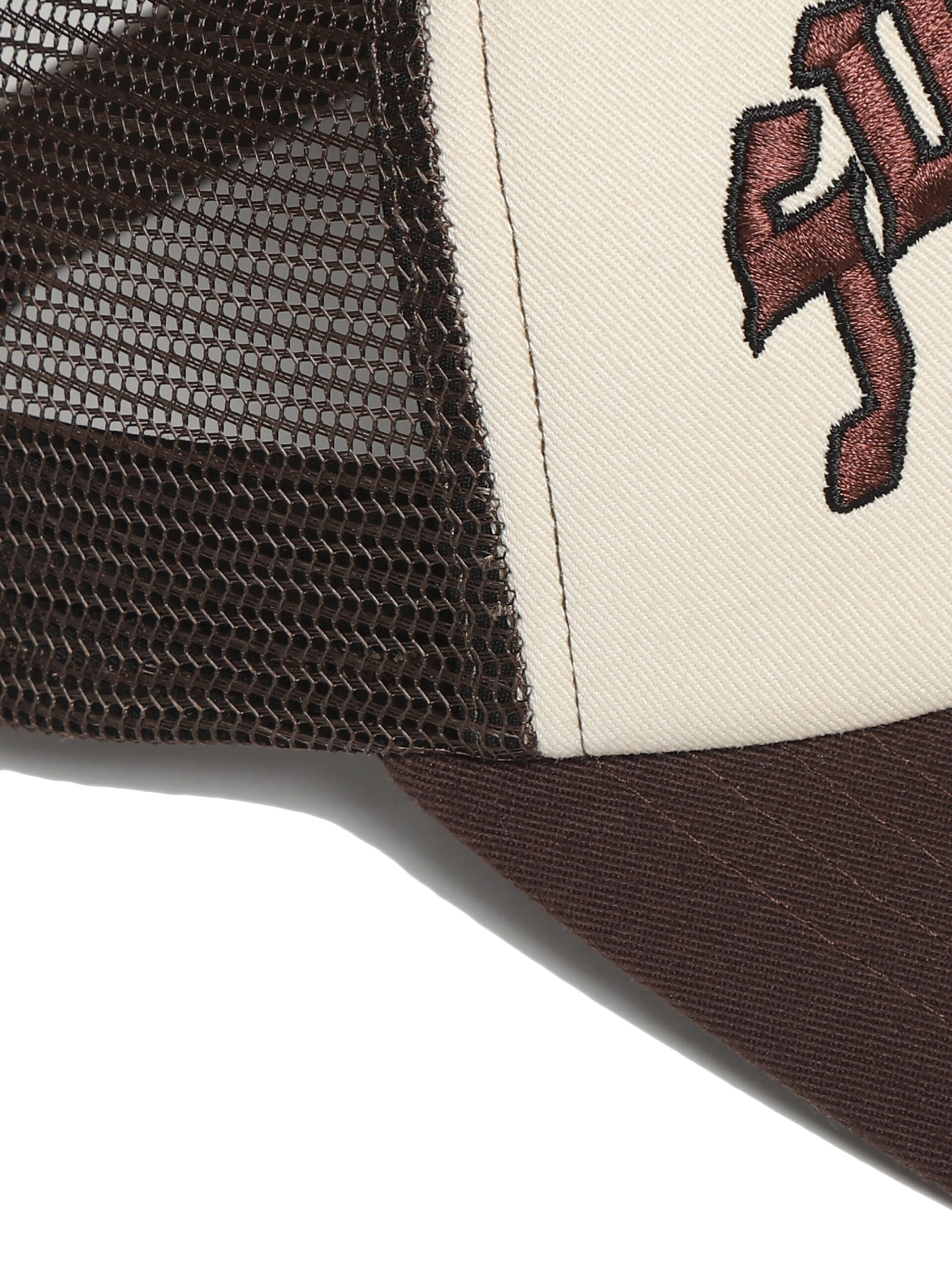 mesh trucker ball cap 1 brown SDUZCDO07BRW 4