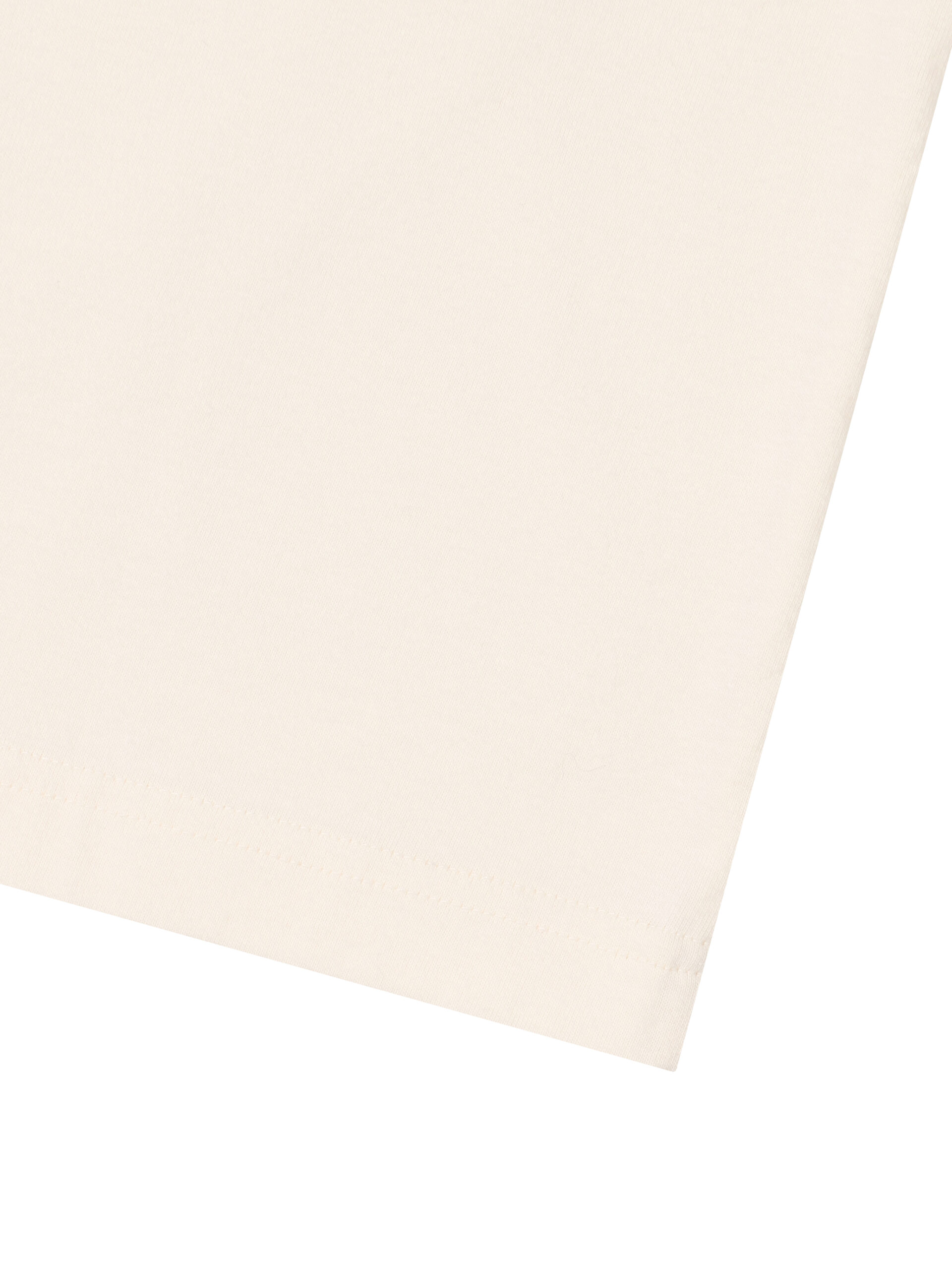 FLOWER SMALL LOGO T SHIRT CREAM SDUISCP34 Kcrm 5