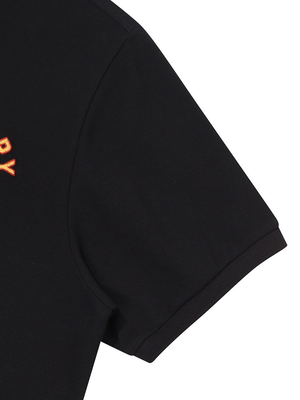 ROSE LOGO POLO SHIRT BLACK SDMIQCP21 KBLK 4