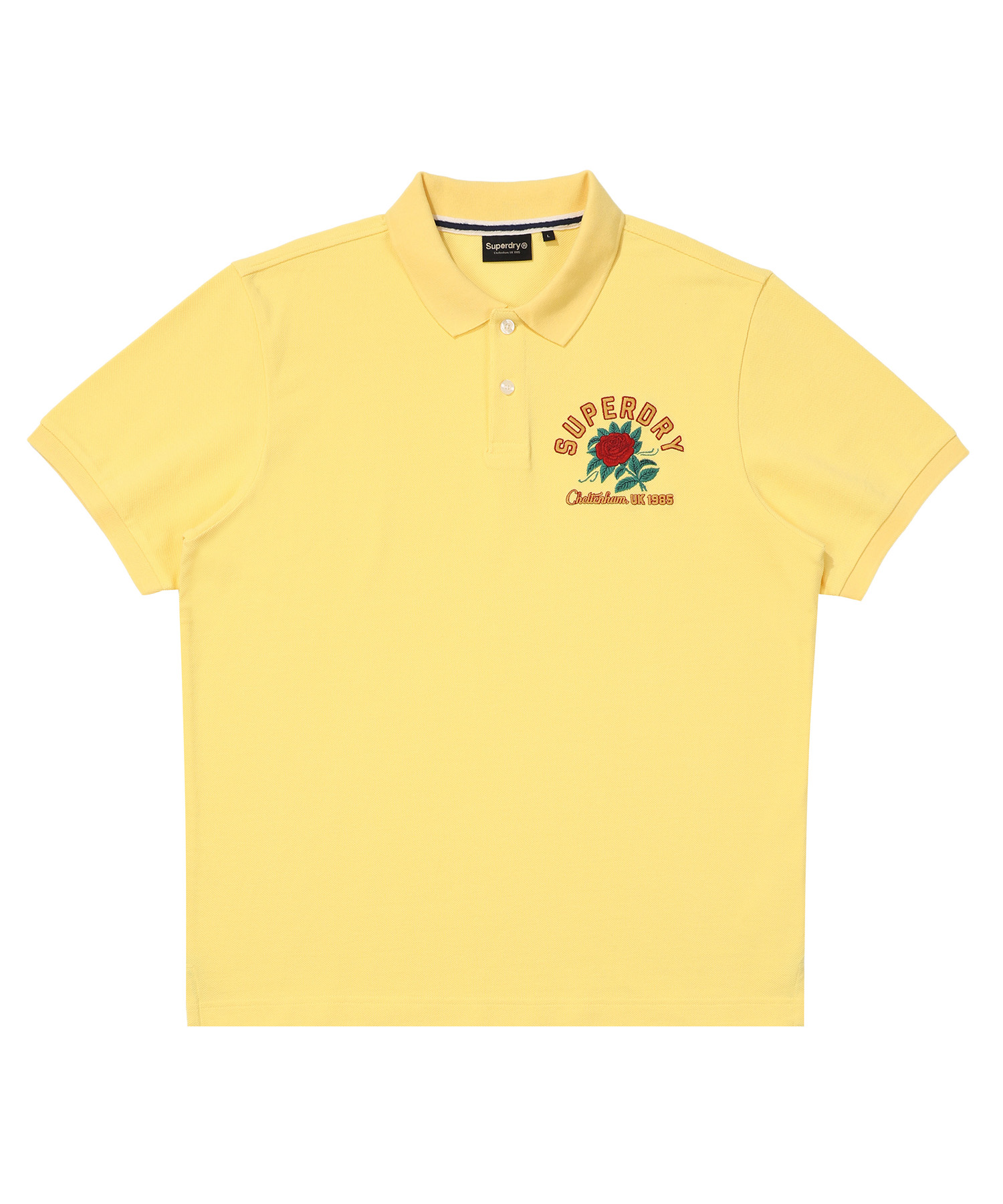ROSE LOGO POLO SHIRT YELLOW SDMIQCP21 KYEL 1