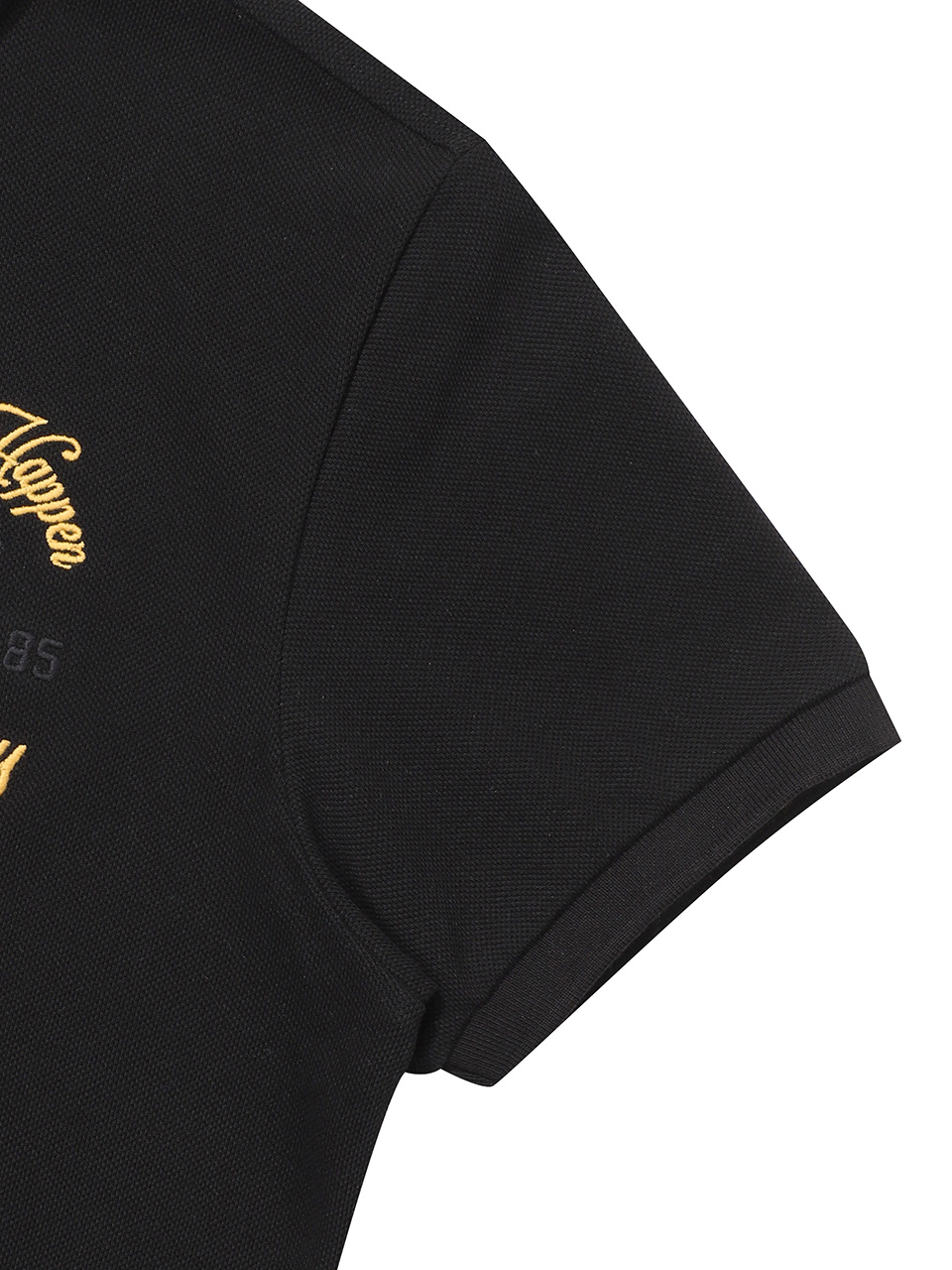 SNAKE LOGO POLO SHIRT BLACK SDMIQCP22 KBLK 4