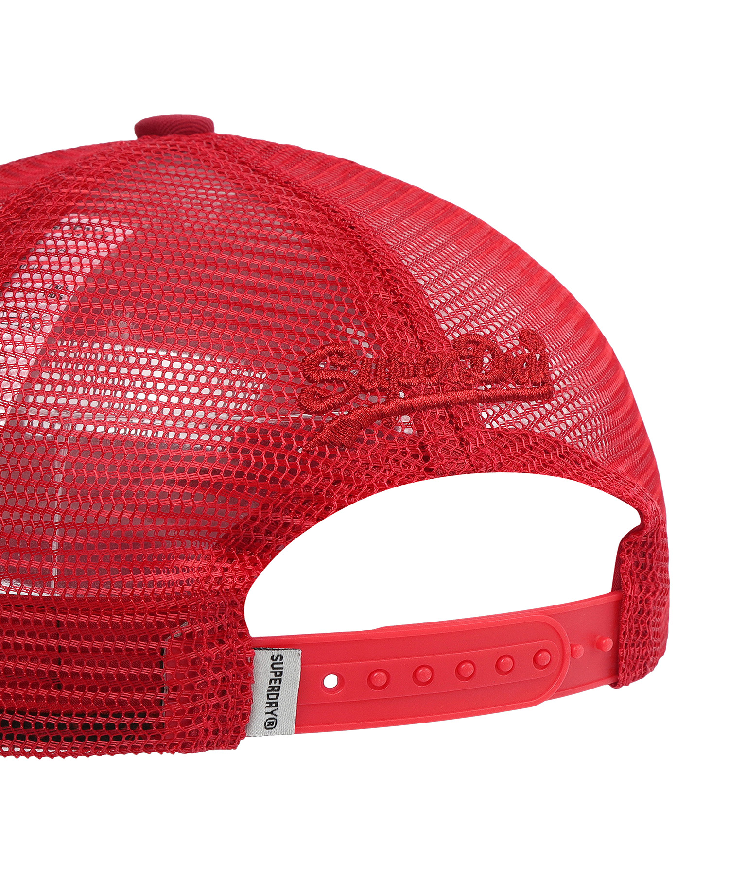 SNAKE MESH TRUCKER BALL CAP RED SDUGQCP04 KRED 5