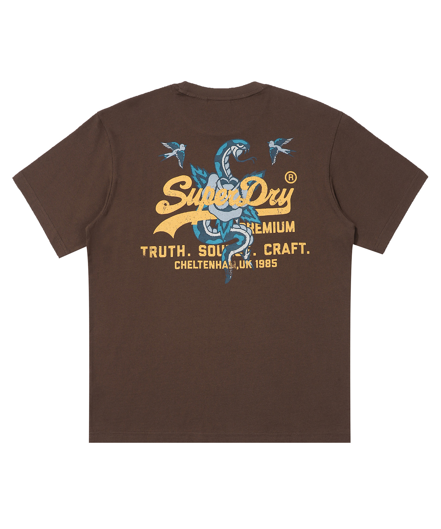 SNAKE T SHIRT BROWN SDUISCP25 KBRW 2