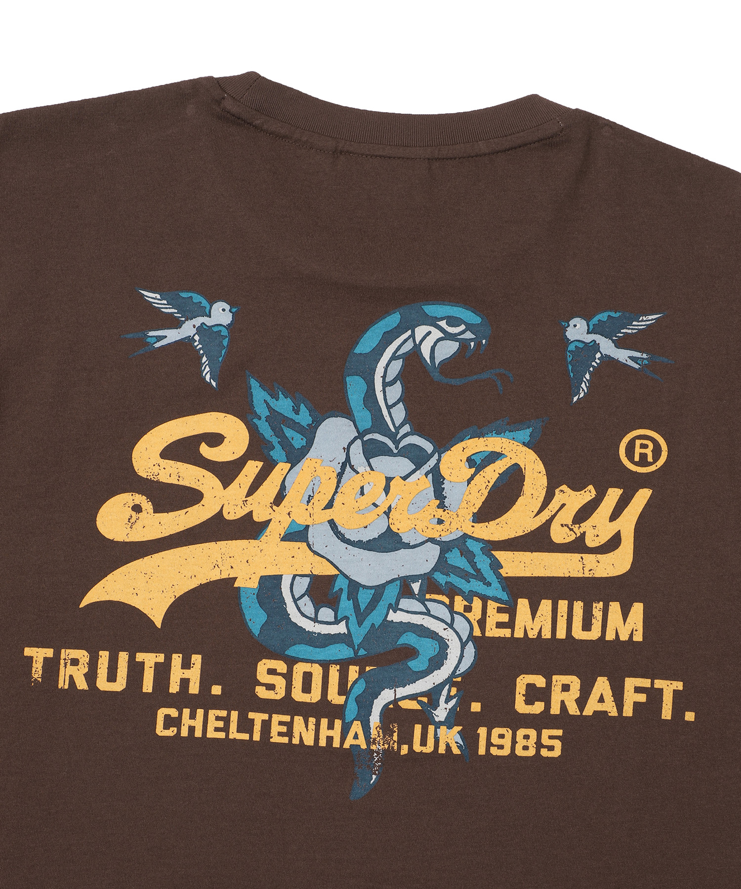 SNAKE T SHIRT BROWN SDUISCP25 KBRW 5