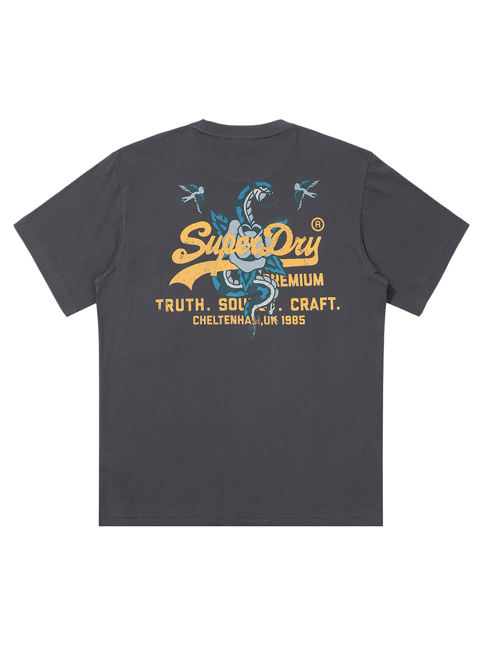 SNAKE T SHIRT CHARCOAL SDUISCP25 KCHL 2