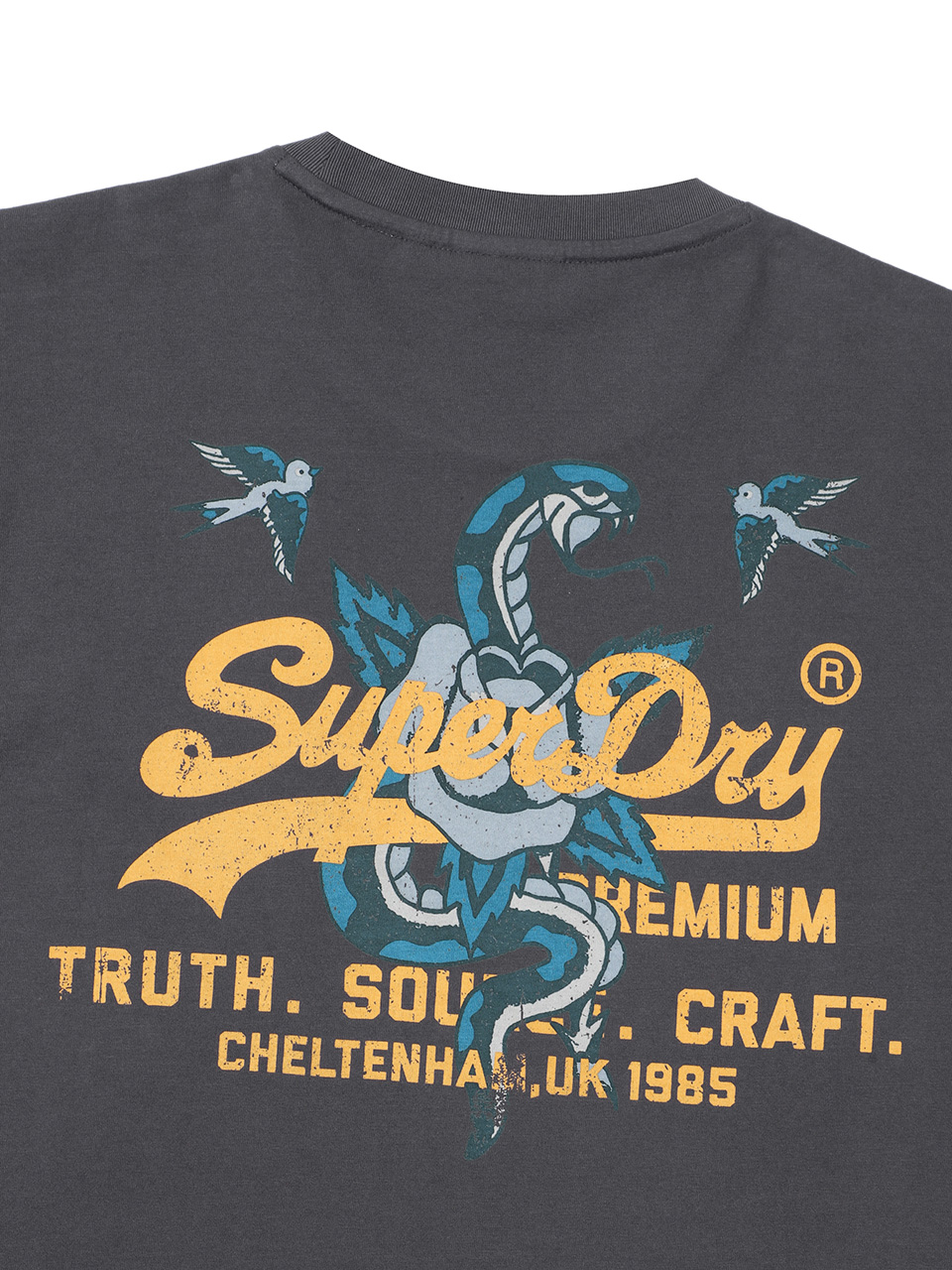 SNAKE T SHIRT CHARCOAL SDUISCP25 KCHL 5