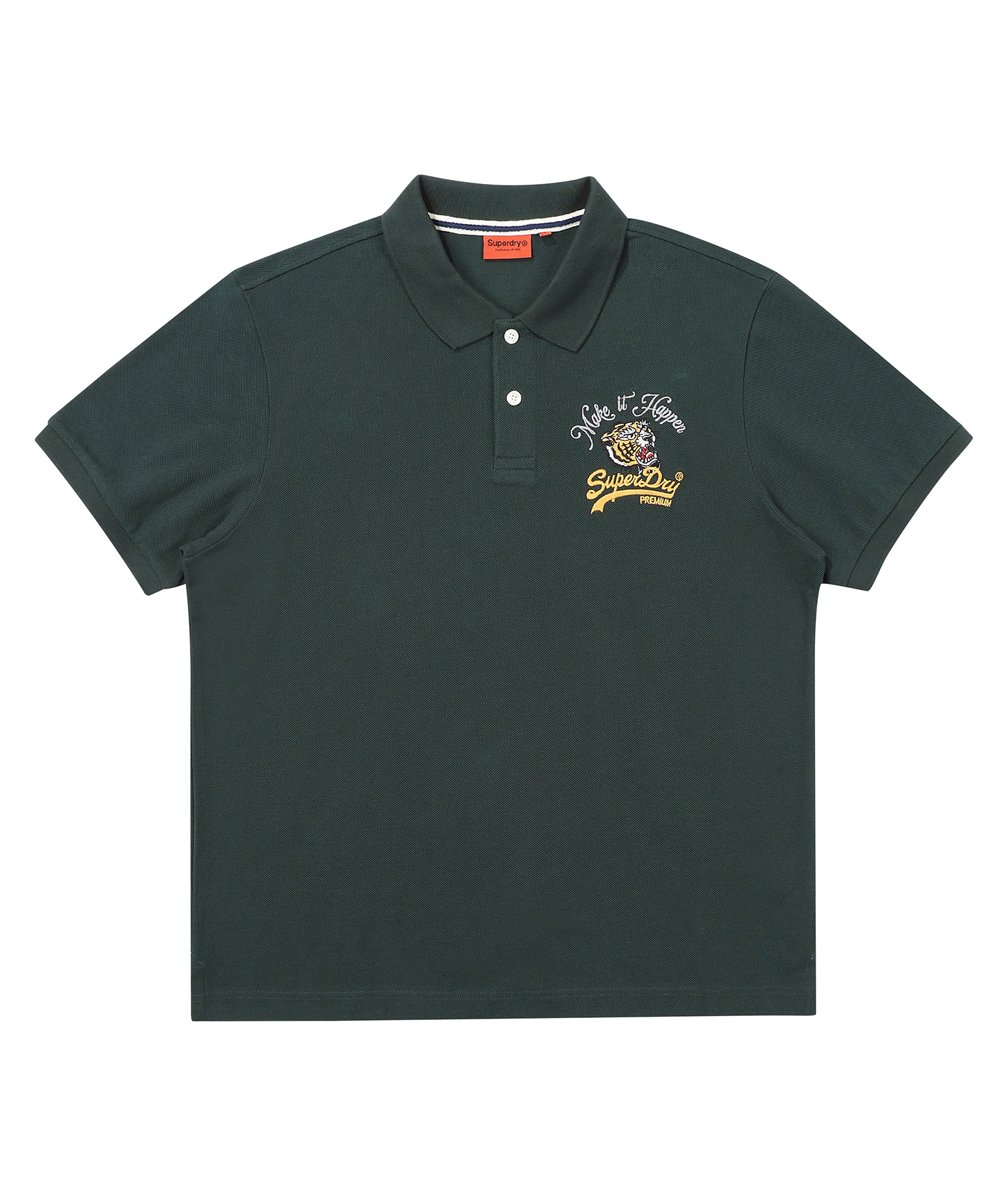 TIGER LOGO POLO SHIRT HUNTER SDMIQCP20 KHNT 1