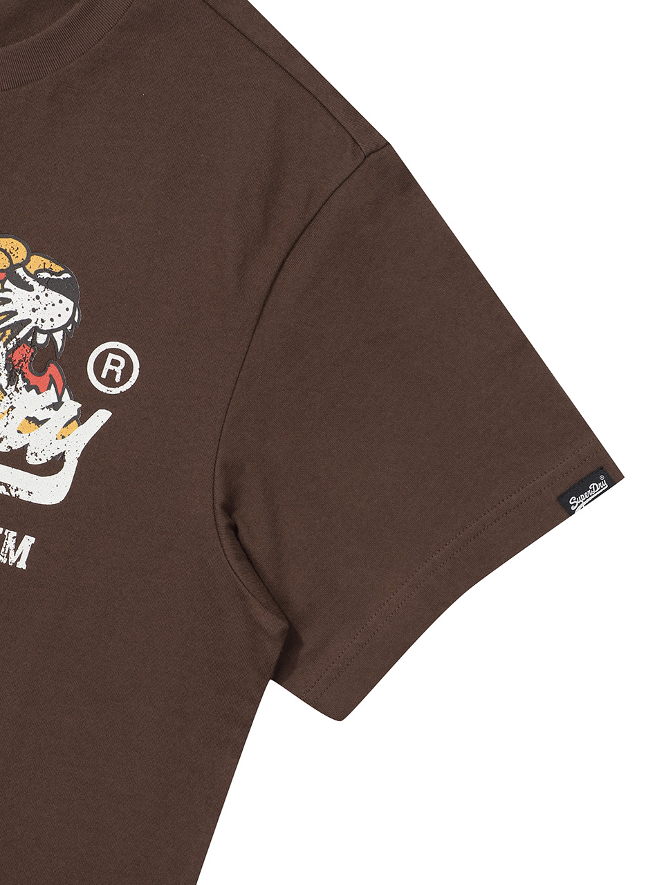 TIGER T SHIRT BROWN SDUISCP26 KBRW 4