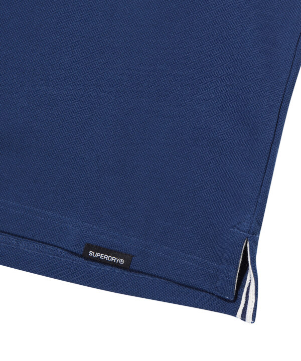 ATHLETICS FELT POLO SHIRT D BLUE SDMIQAP63 KDBL 5