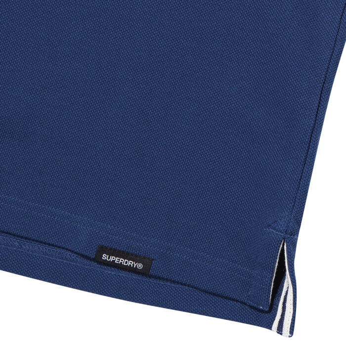 ATHLETICS FELT POLO SHIRT D BLUE SDMIQAP63 KDBL 5