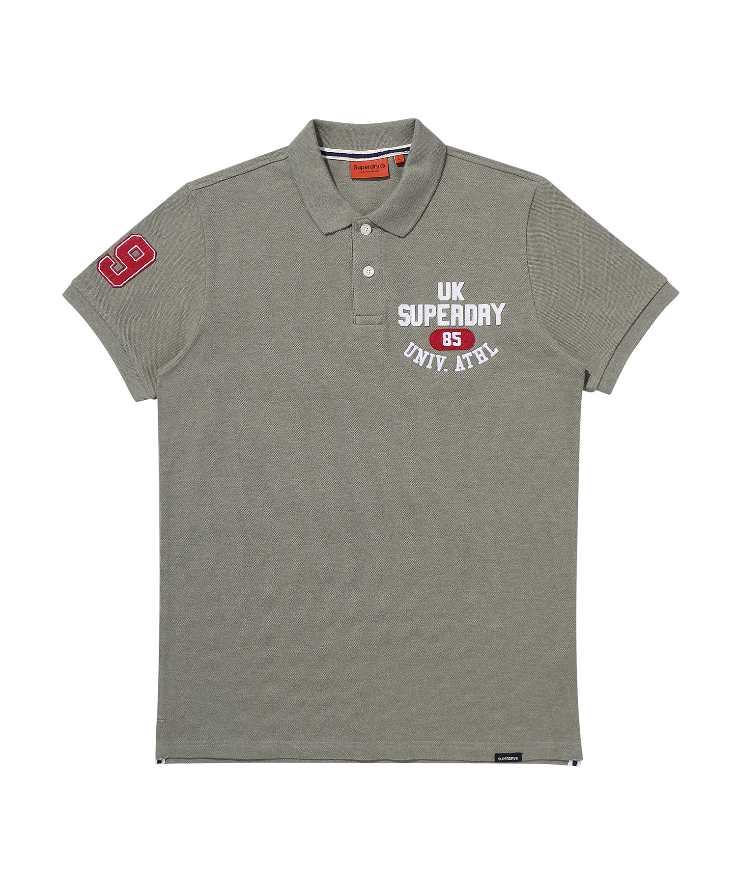 ATHLETICS FELT POLO SHIRT L KHAKI SDMIQAP63 KLKH 1