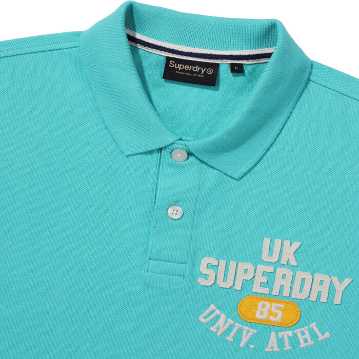 ATHLETICS FELT POLO SHIRT MINT SDMIQAP63 KMNT 3