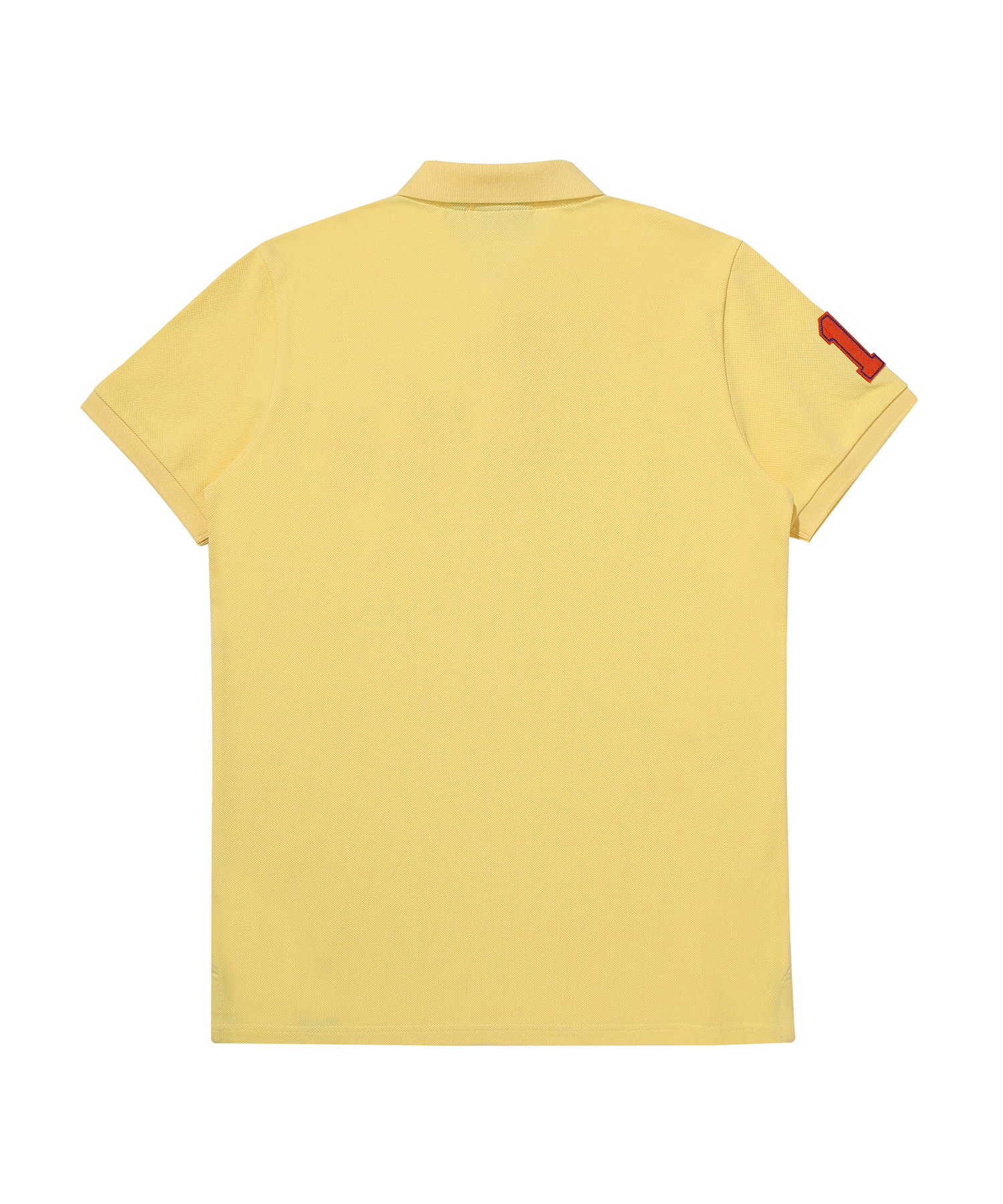 ATHLETICS FELT POLO SHIRT YELLOW SDMIQAP63 KYEL 2