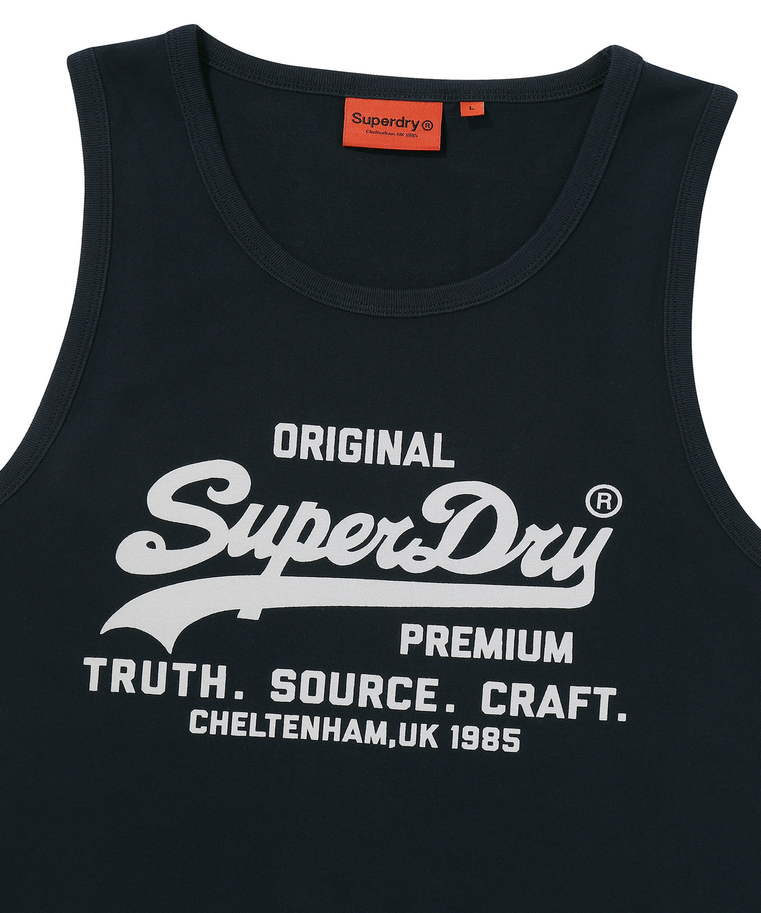 BIG VINTAGE LOGO SLEEVELESS D NAVY SDMIVCP63 KDNY 3
