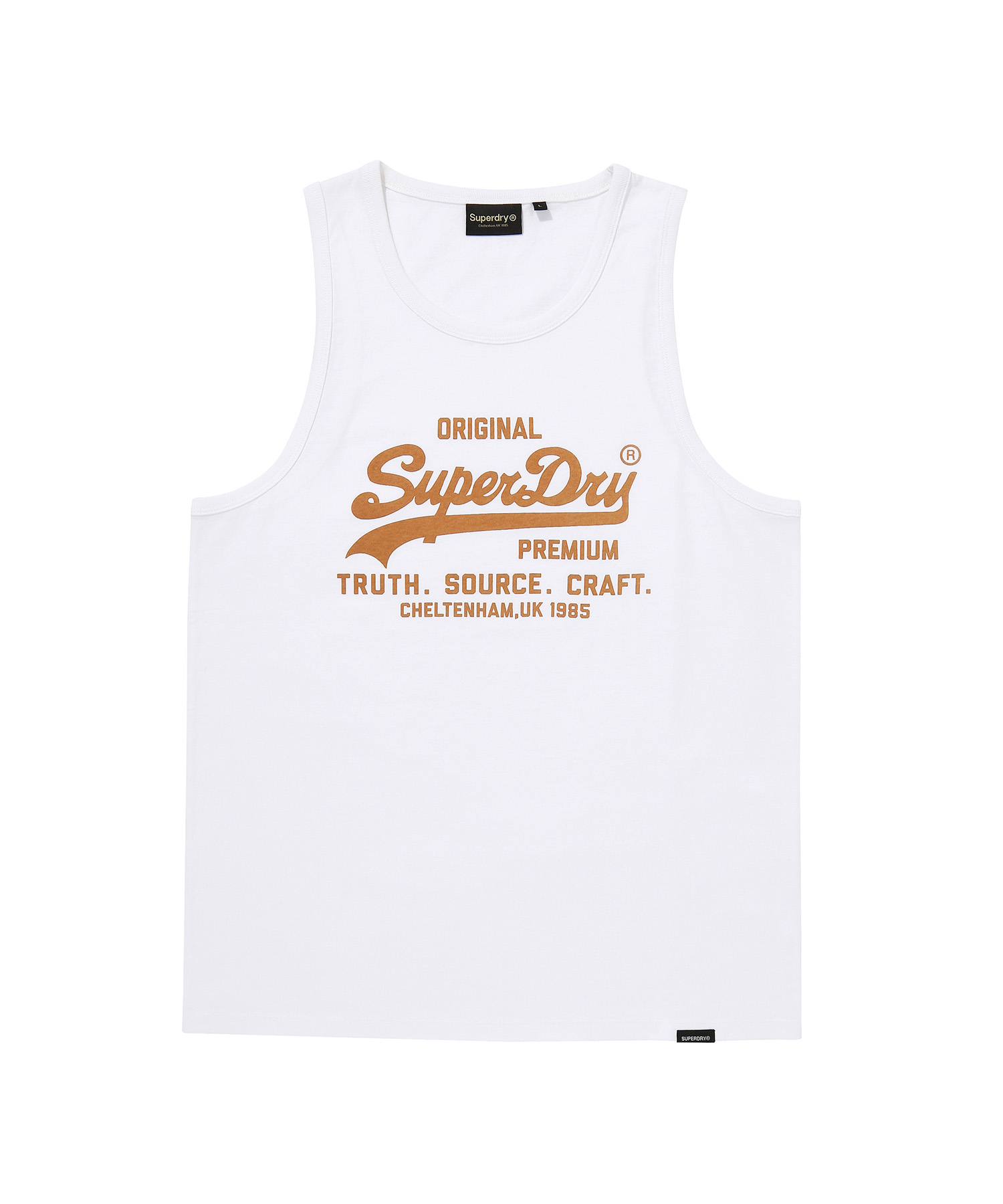 BIG VINTAGE LOGO SLEEVELESS WHITE SDMIVCP63 KWHT 1