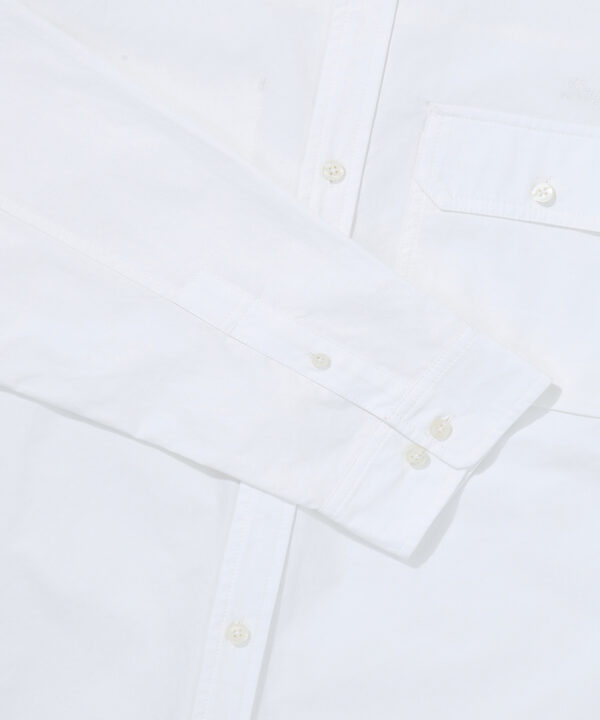 CONTRAST STITCH WORK POCKET SHIRT WHITE SDMIRAP60 KWHT 5