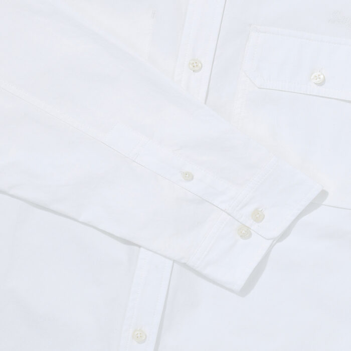 CONTRAST STITCH WORK POCKET SHIRT WHITE SDMIRAP60 KWHT 5