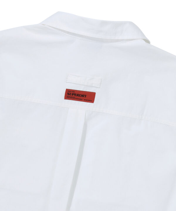 CONTRAST STITCH WORK POCKET SHIRT WHITE SDMIRAP60 KWHT 6