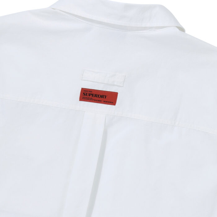 CONTRAST STITCH WORK POCKET SHIRT WHITE SDMIRAP60 KWHT 6