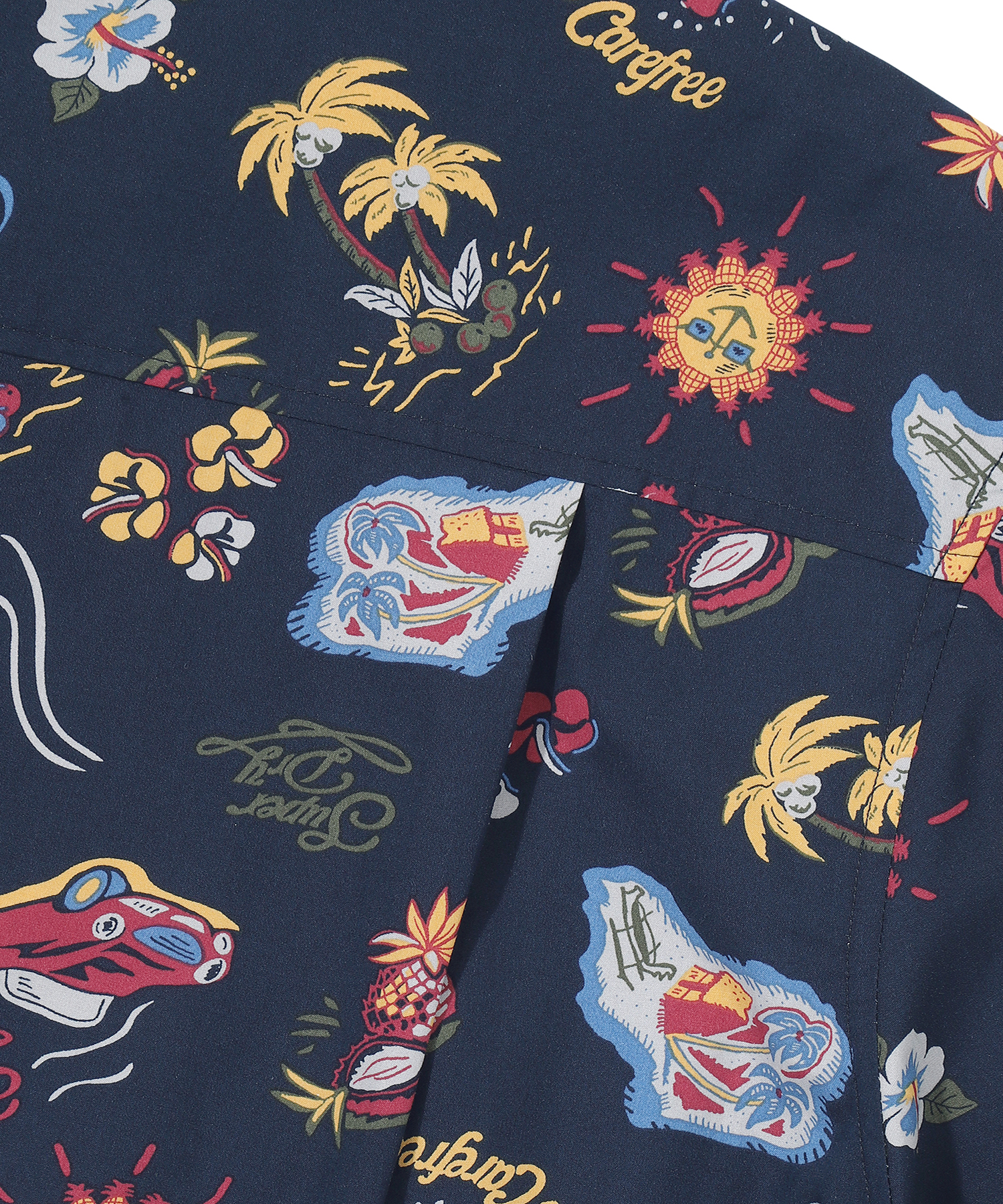 FARM SURF HAWAIIAN SHIRT NAVY SDUIHAP61 KNVY 5