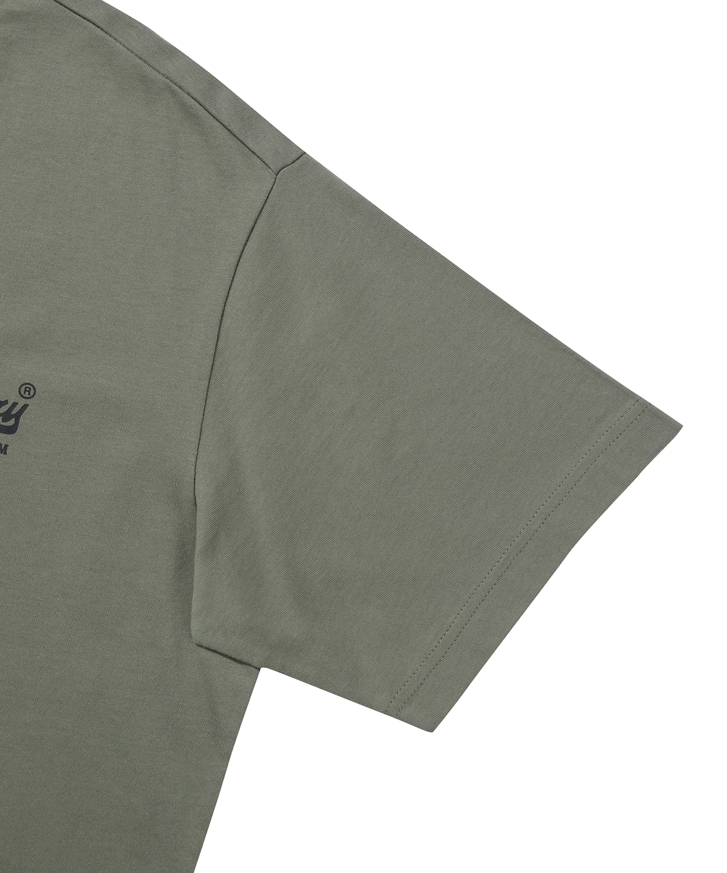 GRAFFITI LOGO T SHIRT KHAKI1 SDUISCP60 KKHK 4