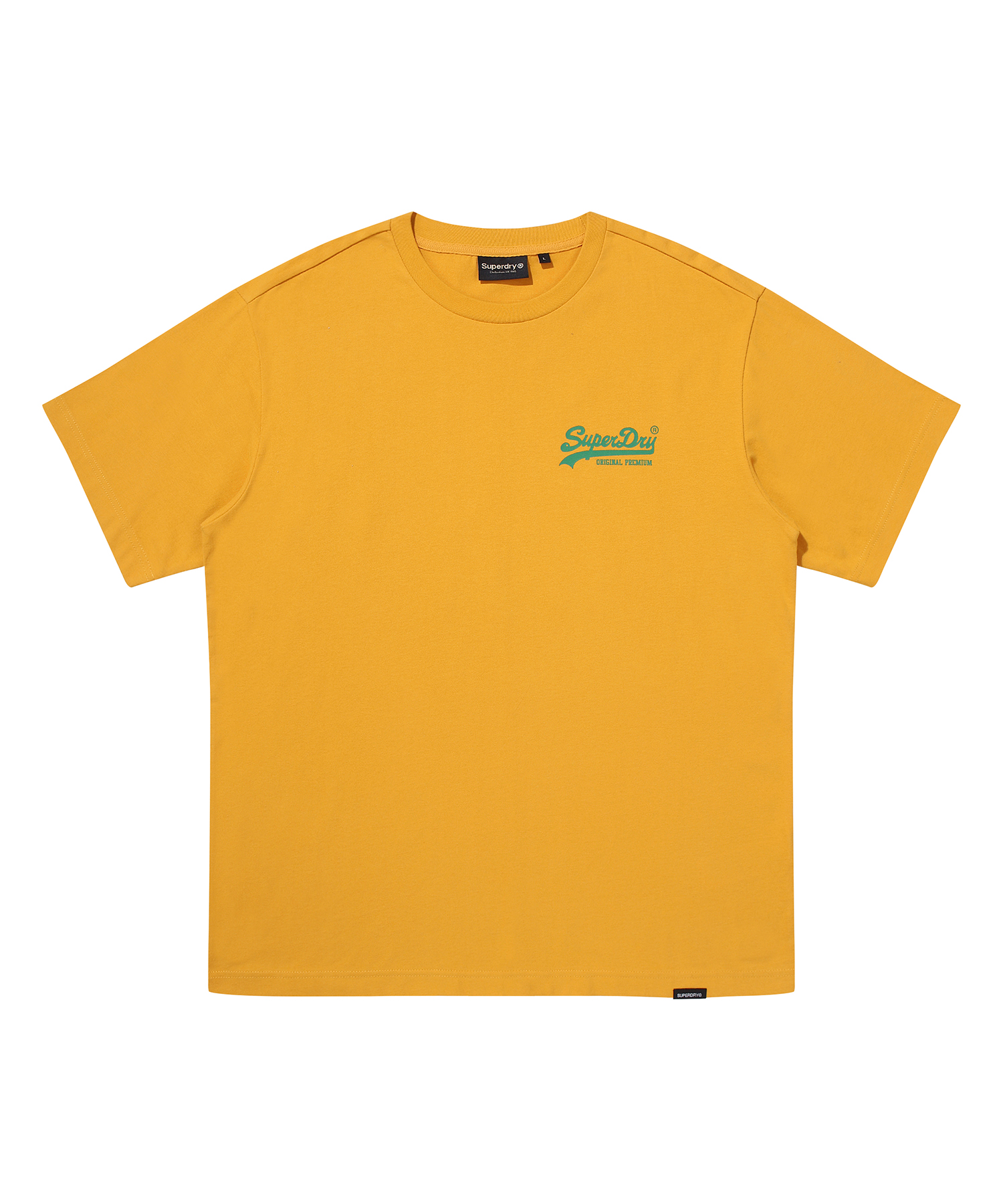 GRAFFITI LOGO T SHIRT MUSTARD SDUISCP60 KMTD 1